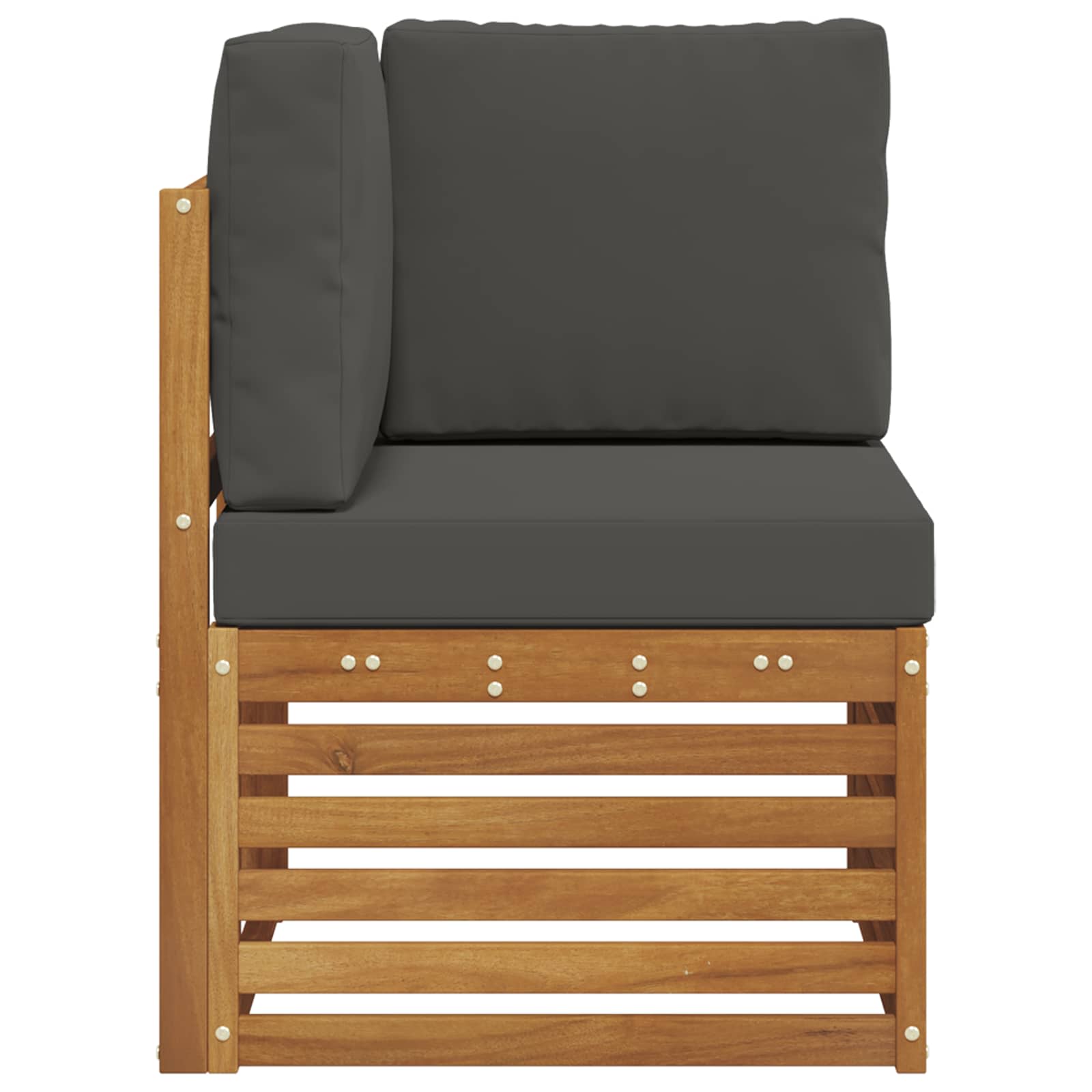 Buiten Hoek Sofa Massief Acaciahout Naturel is nu te koop bij PeponiXL, paradijselijk wonen!
