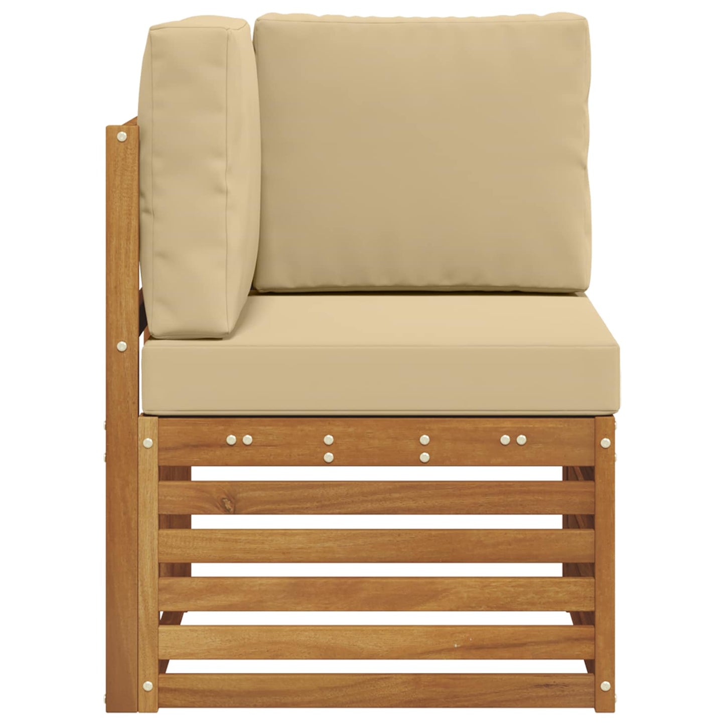 Buiten Hoek Sofa Massief Acaciahout Naturel is nu te koop bij PeponiXL, paradijselijk wonen!