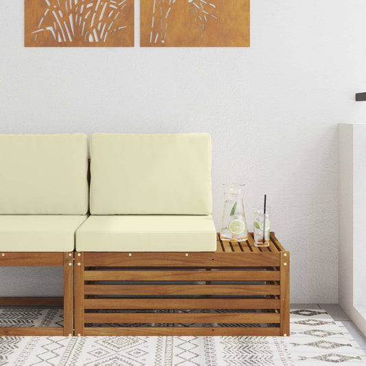 Buiten Eindbank Naturel 91 x 63 x 73 cm Massief Acaciahout is nu te koop bij PeponiXL, paradijselijk wonen!