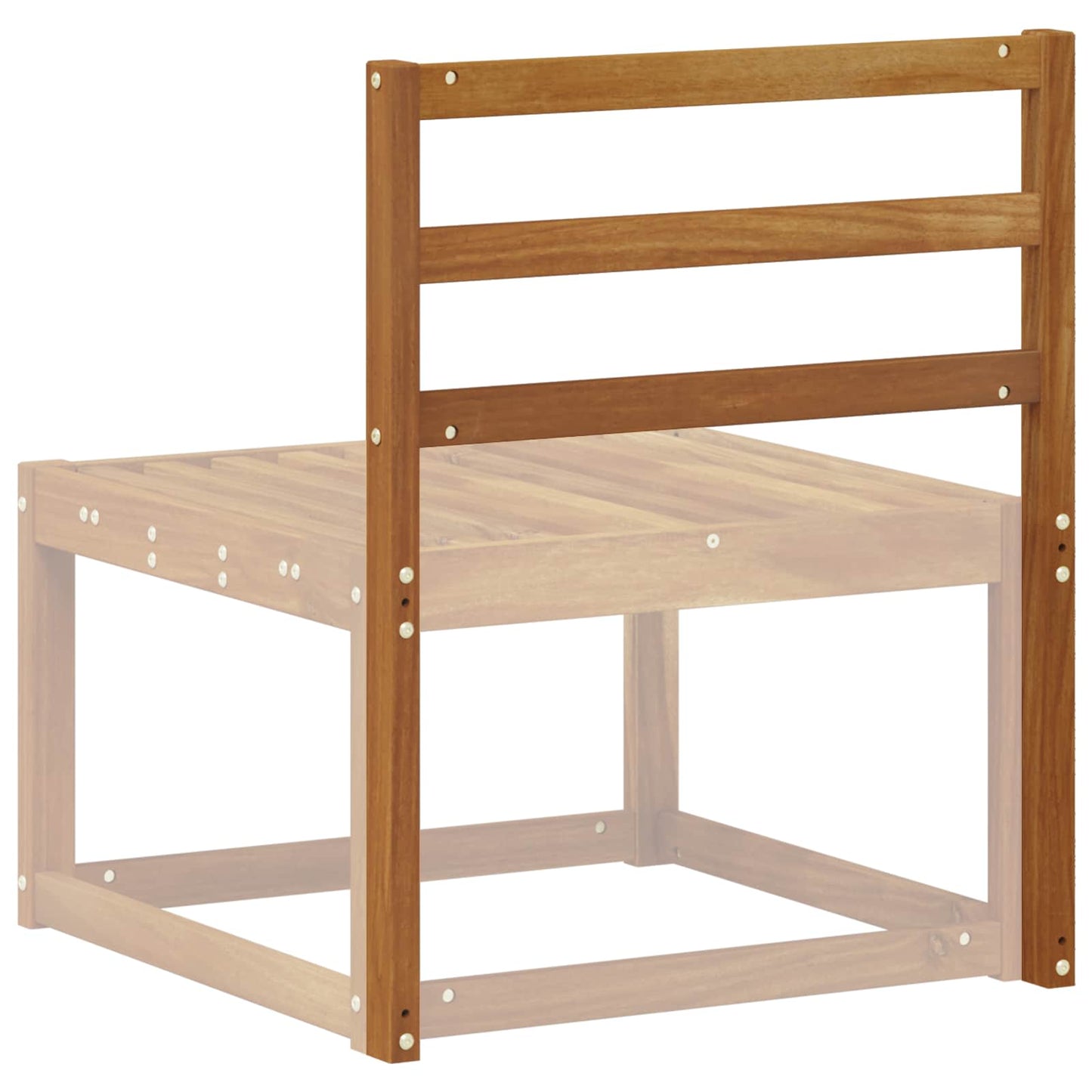 Rugleuning Bruin 59 x 4 x 73 cm Bewerkt hout is nu te koop bij PeponiXL, paradijselijk wonen!