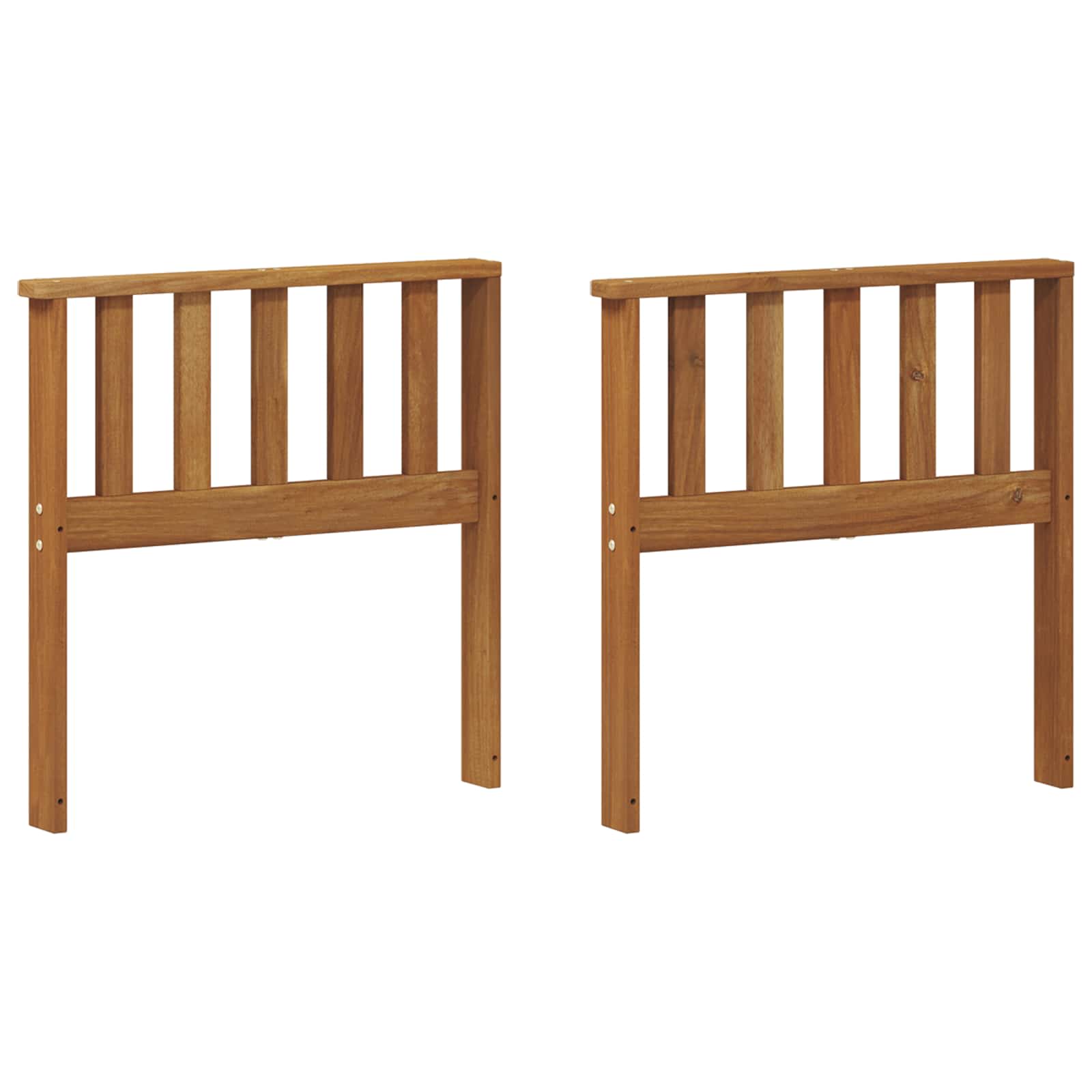 Armleuningen 2 pcs Bruin 60 x 6 x 61 cm Bewerkt hout is nu te koop bij PeponiXL, paradijselijk wonen!