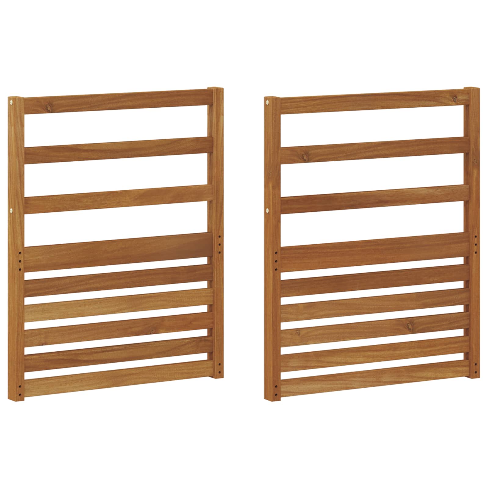 Armleuningen 2 pcs Bruin 59 x 4 x 73 cm Bewerkt hout is nu te koop bij PeponiXL, paradijselijk wonen!