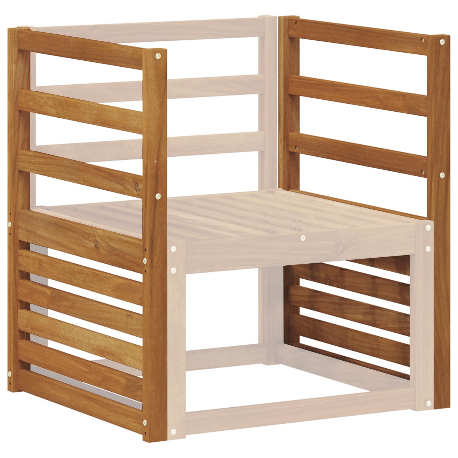 Armleuningen 2 pcs Bruin 59 x 4 x 73 cm Bewerkt hout is nu te koop bij PeponiXL, paradijselijk wonen!