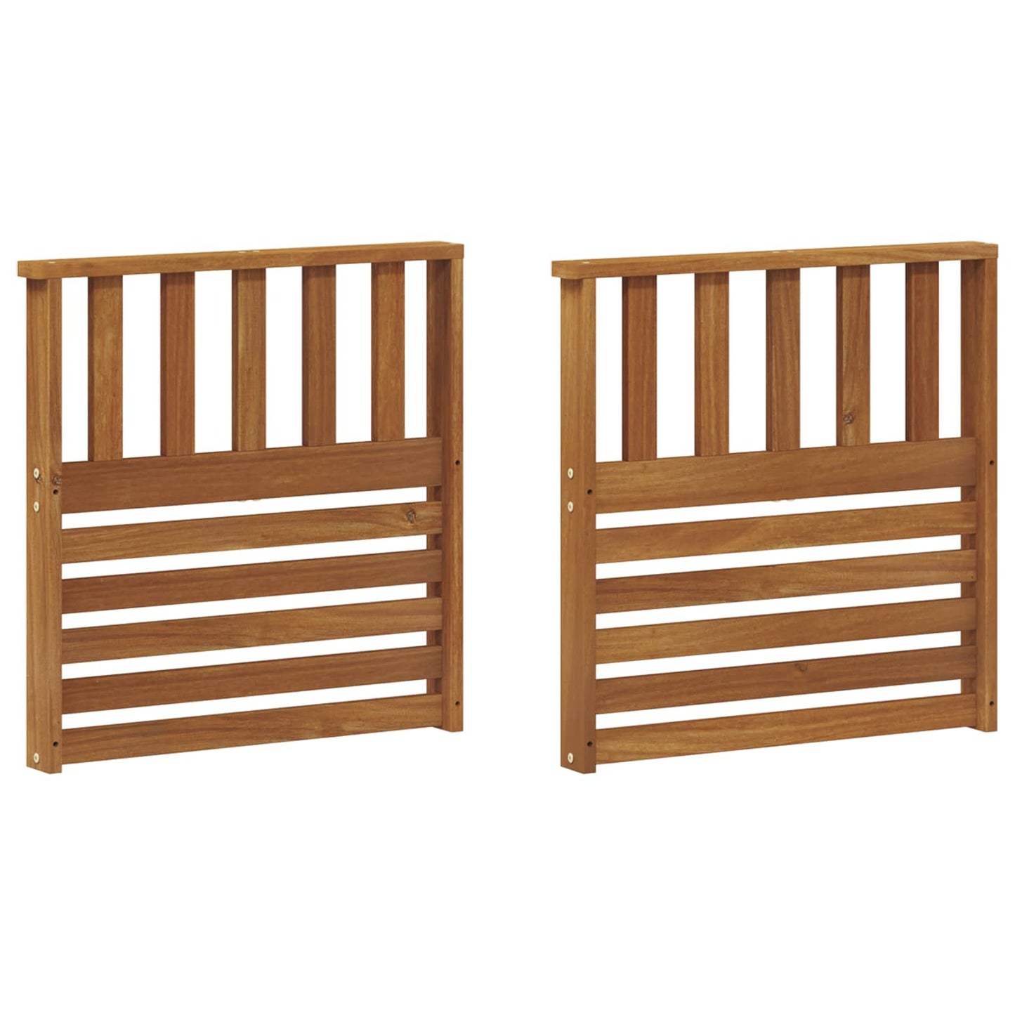 Armleuningen 2 pcs Bruin 60 x 6 x 61 cm Bewerkt hout is nu te koop bij PeponiXL, paradijselijk wonen!