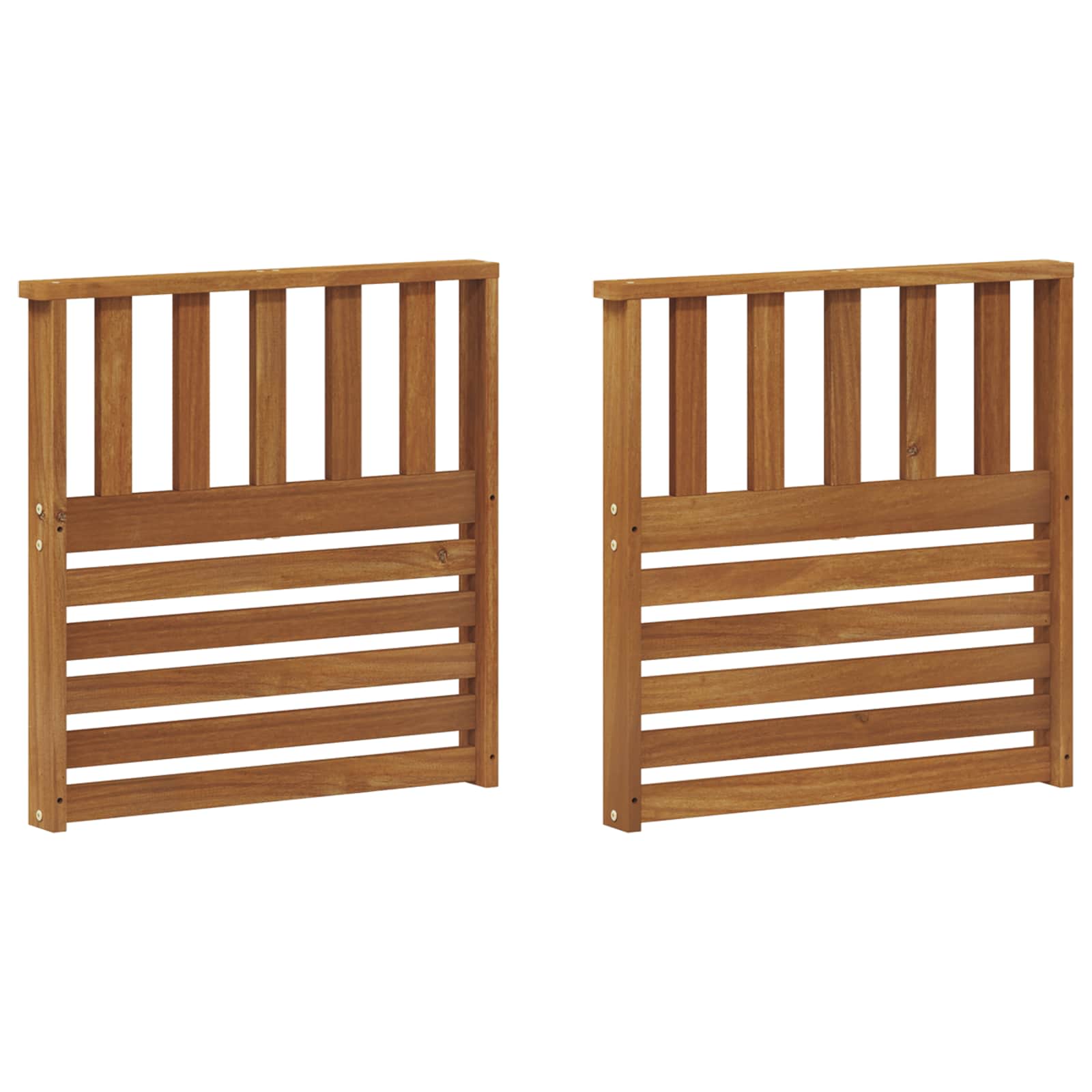 Armleuningen 2 pcs Bruin 60 x 6 x 61 cm Bewerkt hout is nu te koop bij PeponiXL, paradijselijk wonen!