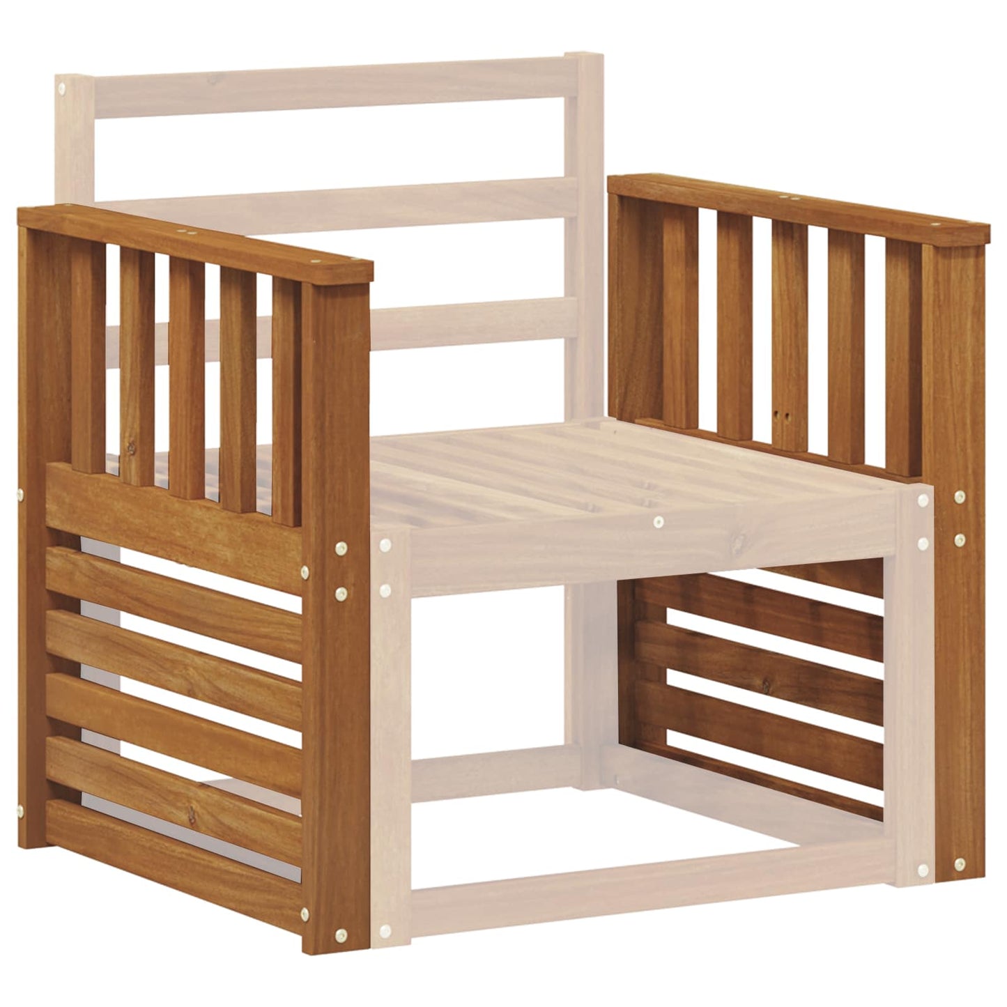 Armleuningen 2 pcs Bruin 60 x 6 x 61 cm Bewerkt hout is nu te koop bij PeponiXL, paradijselijk wonen!