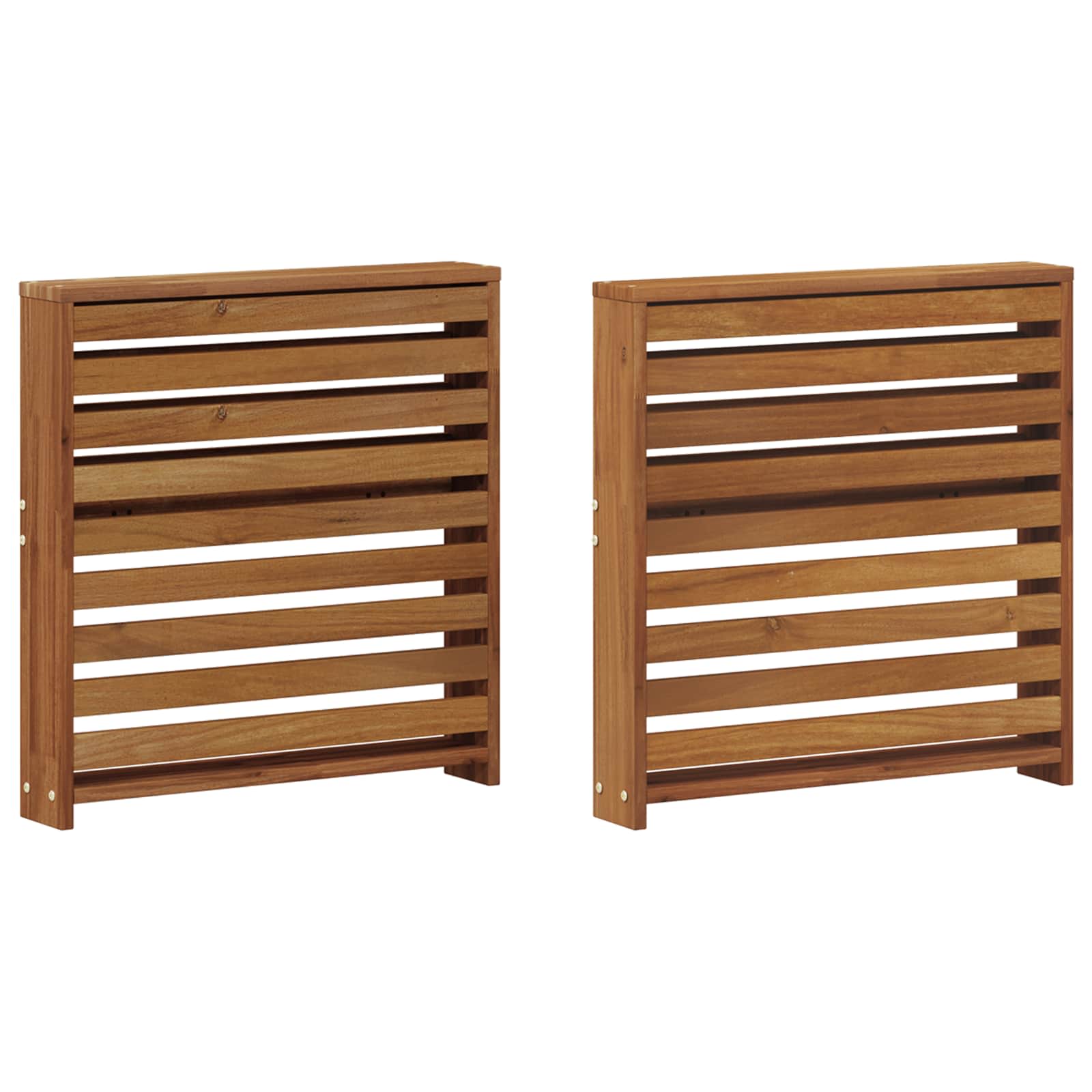 Armleuningen 2 pcs Bruin 58.5 x 10 x 61 cm Bewerkt hout is nu te koop bij PeponiXL, paradijselijk wonen!