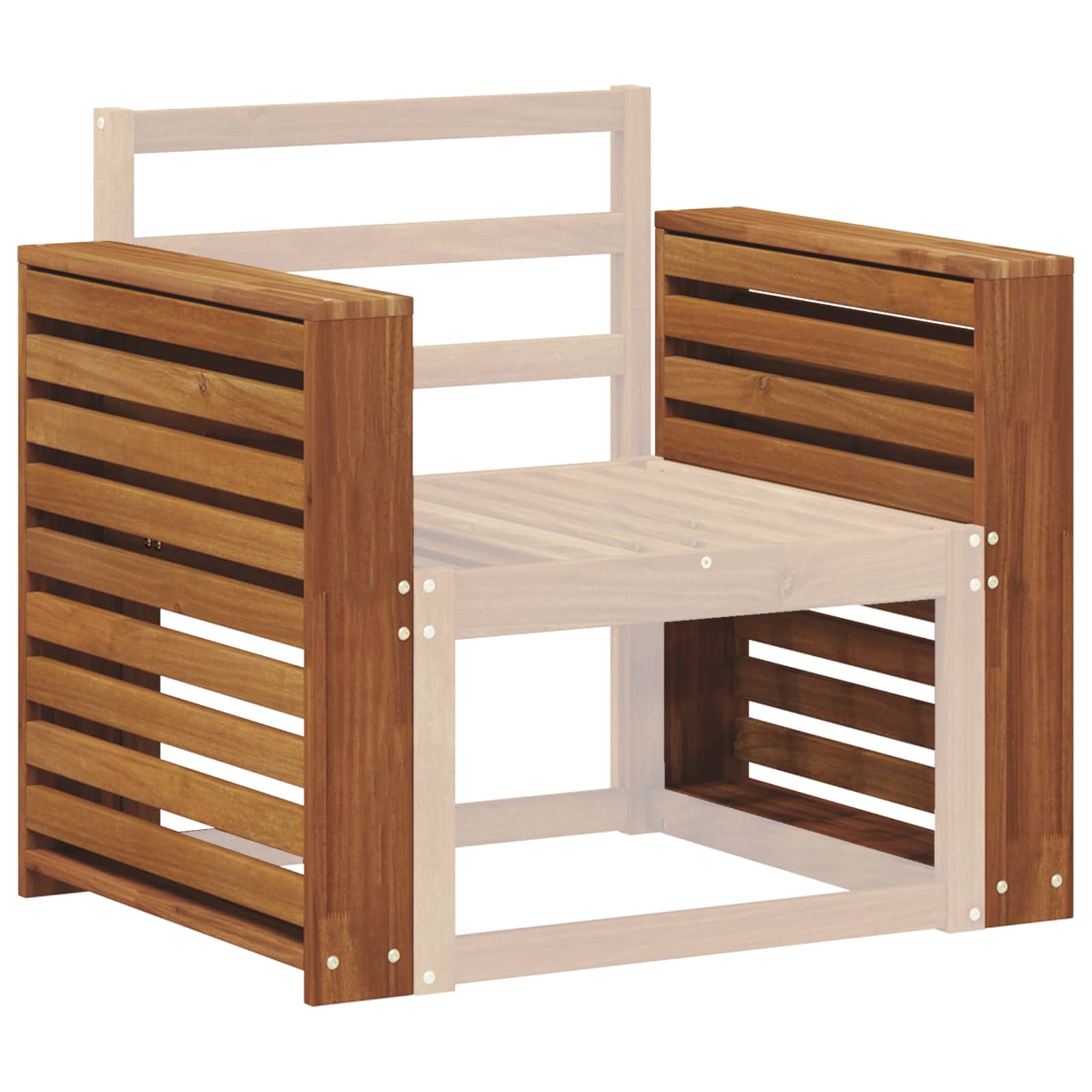 Armleuningen 2 pcs Bruin 58.5 x 10 x 61 cm Bewerkt hout is nu te koop bij PeponiXL, paradijselijk wonen!