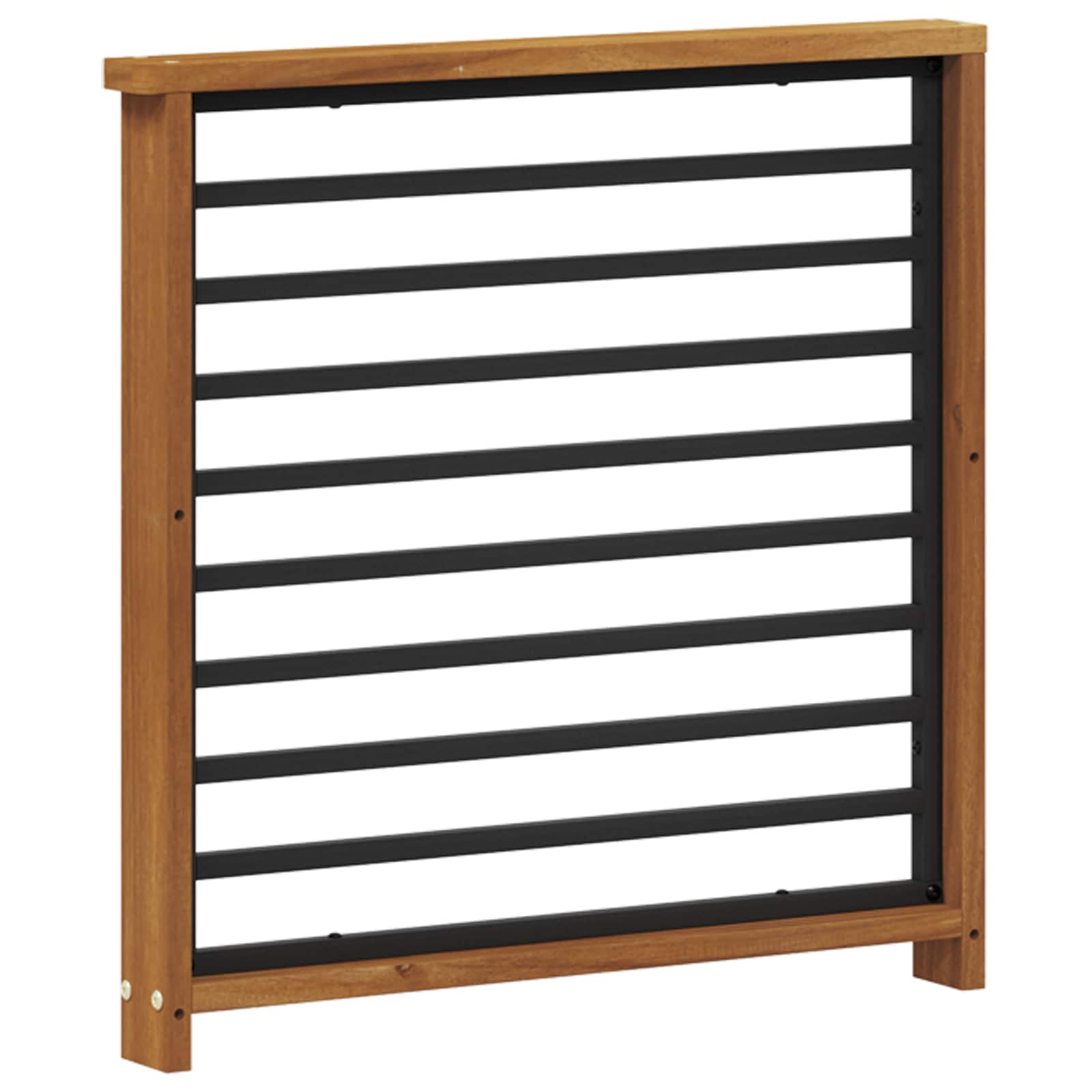 Armleuning 2 pcs Naturel 60 x 6 x 61 cm Massief Acaciahout is nu te koop bij PeponiXL, paradijselijk wonen!