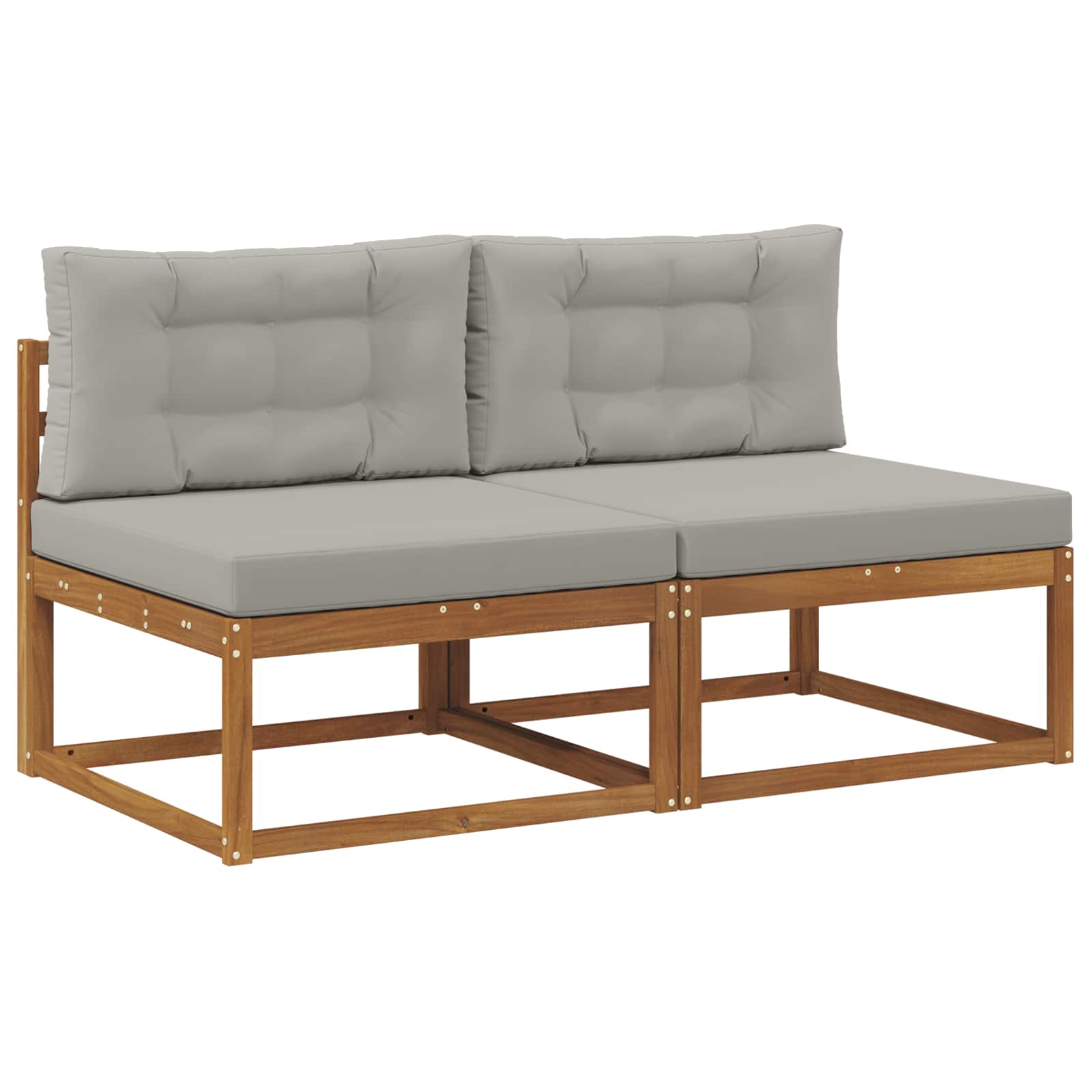 Buiten Midden Sofa met kussen 2 Stuk Naturel is nu te koop bij PeponiXL, paradijselijk wonen!