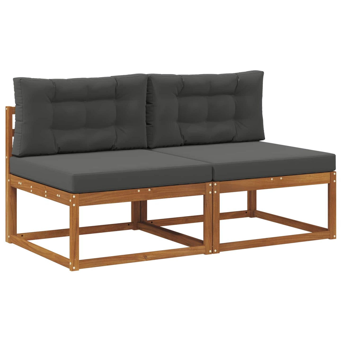Buiten Midden Sofa met kussen 2 Stuk Naturel is nu te koop bij PeponiXL, paradijselijk wonen!