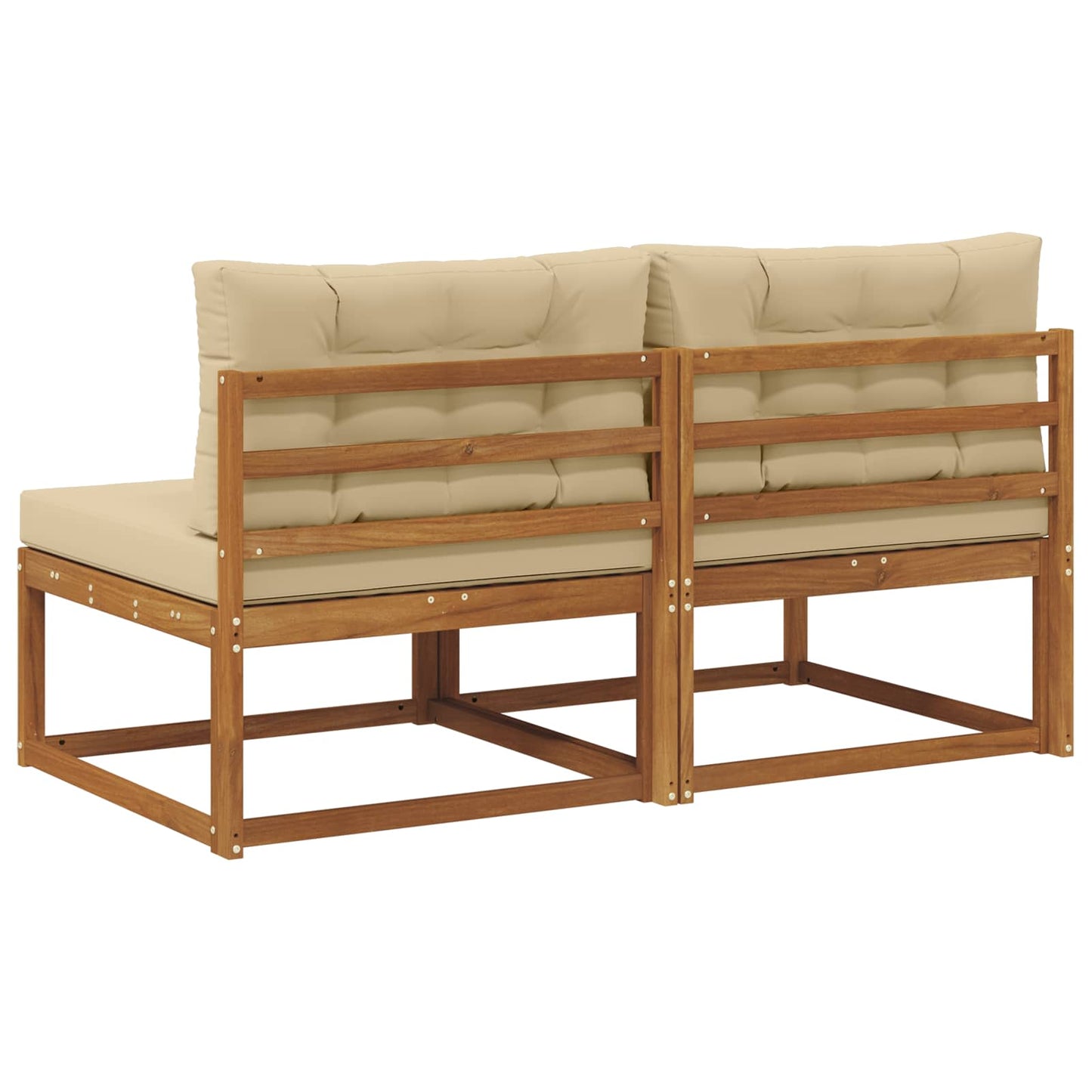 Buiten Midden Sofa met kussen 2 Stuk Naturel is nu te koop bij PeponiXL, paradijselijk wonen!