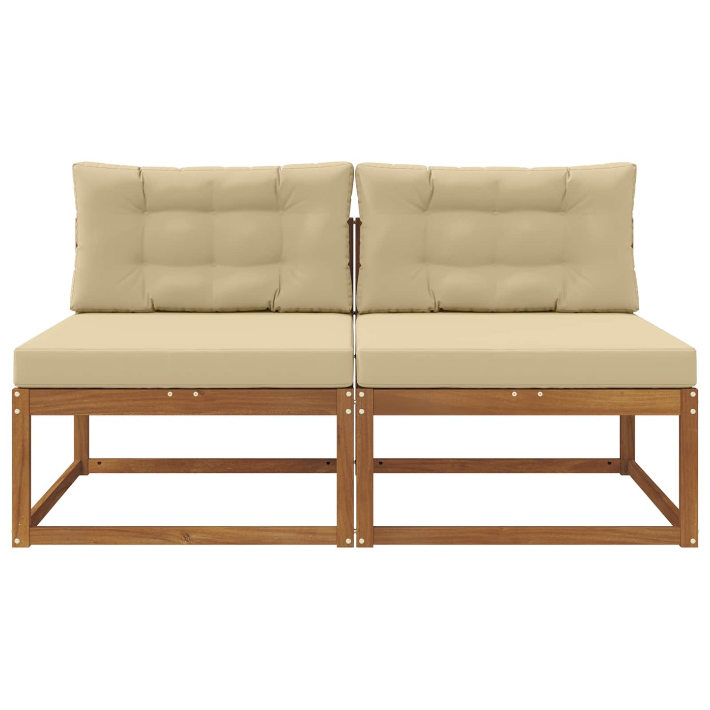 Buiten Midden Sofa met kussen 2 Stuk Naturel is nu te koop bij PeponiXL, paradijselijk wonen!