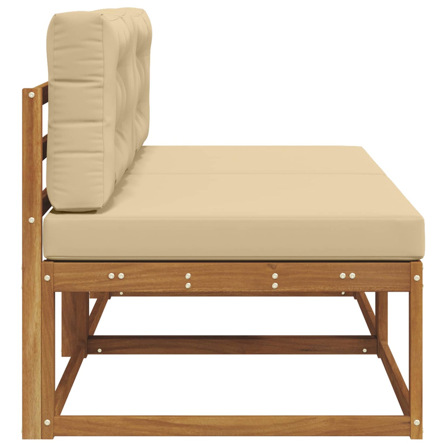 Buiten Midden Sofa met kussen 2 Stuk Naturel is nu te koop bij PeponiXL, paradijselijk wonen!