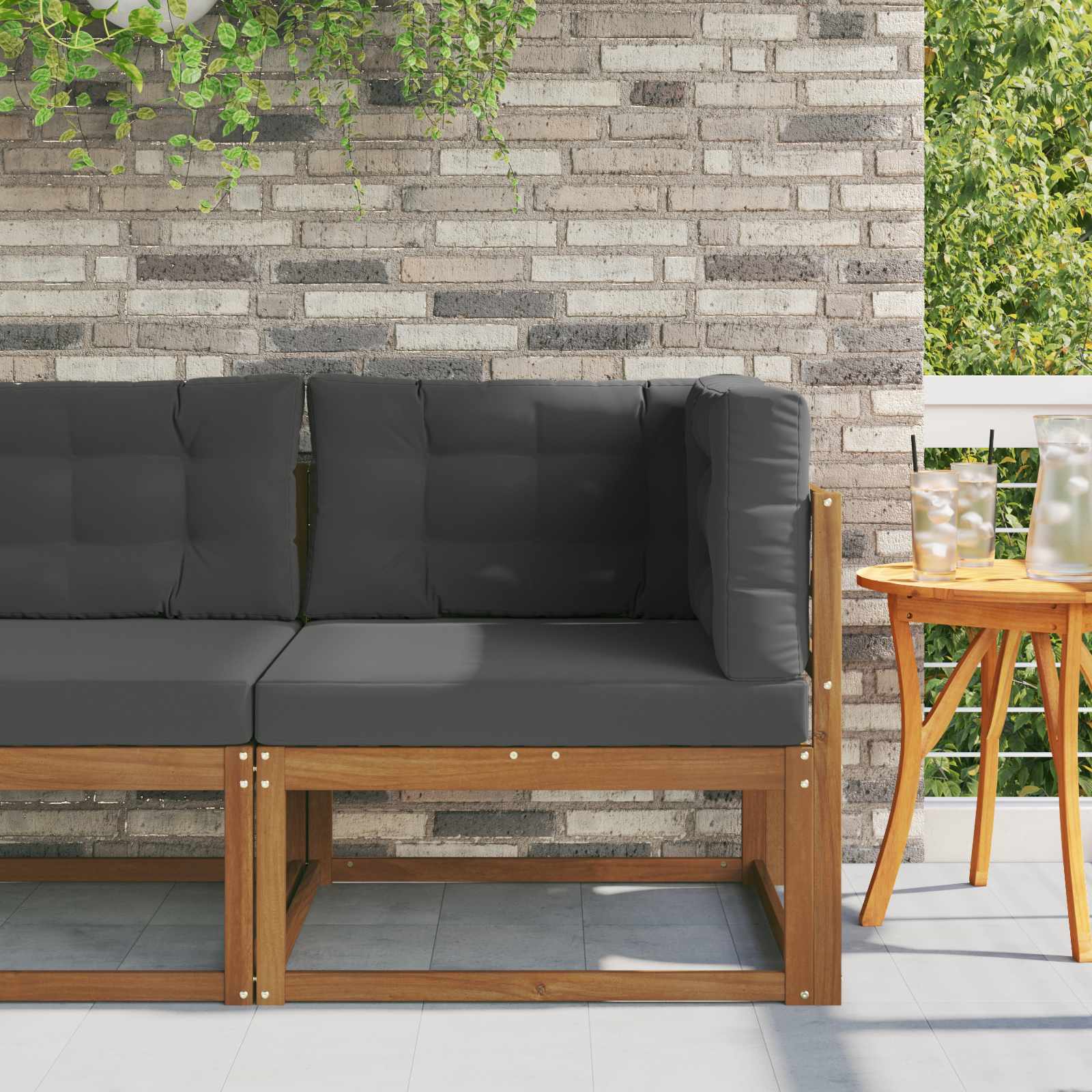 Outdoor Hoekbank Naturel is nu te koop bij PeponiXL, paradijselijk wonen!