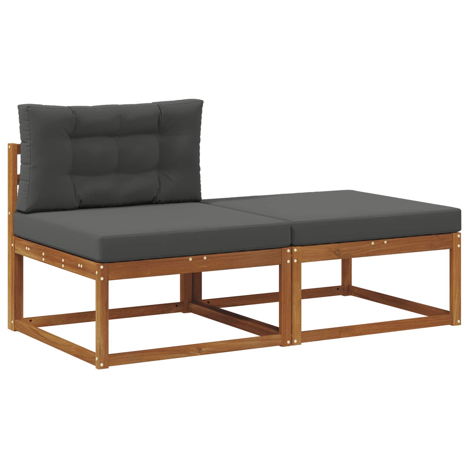 Sectie Sofa Eenheden met kussen 2 Stuk Naturel is nu te koop bij PeponiXL, paradijselijk wonen!