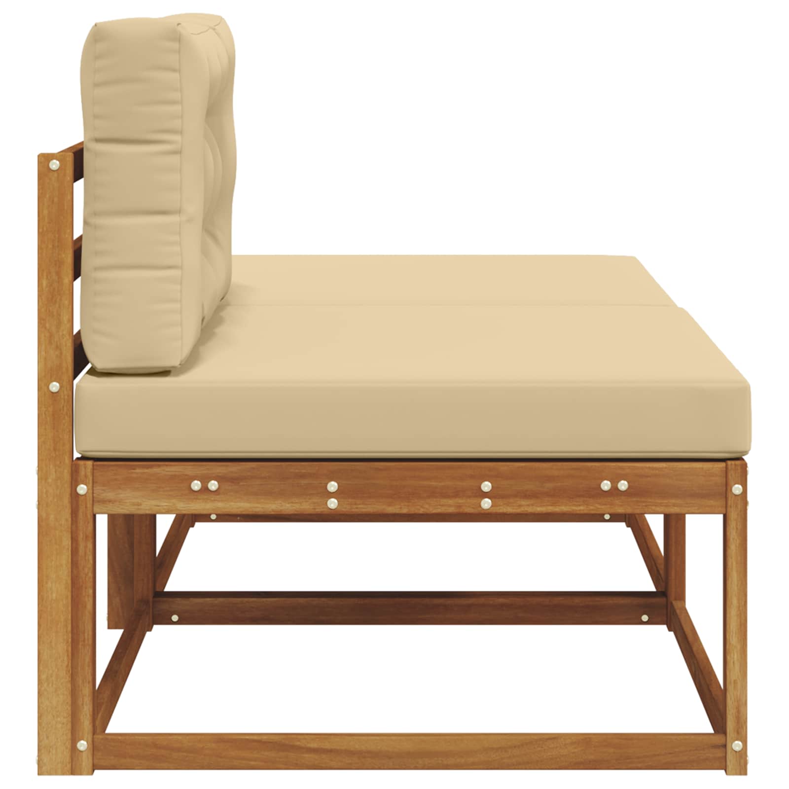 Sectie Sofa Eenheden met kussen 2 Stuk Naturel is nu te koop bij PeponiXL, paradijselijk wonen!
