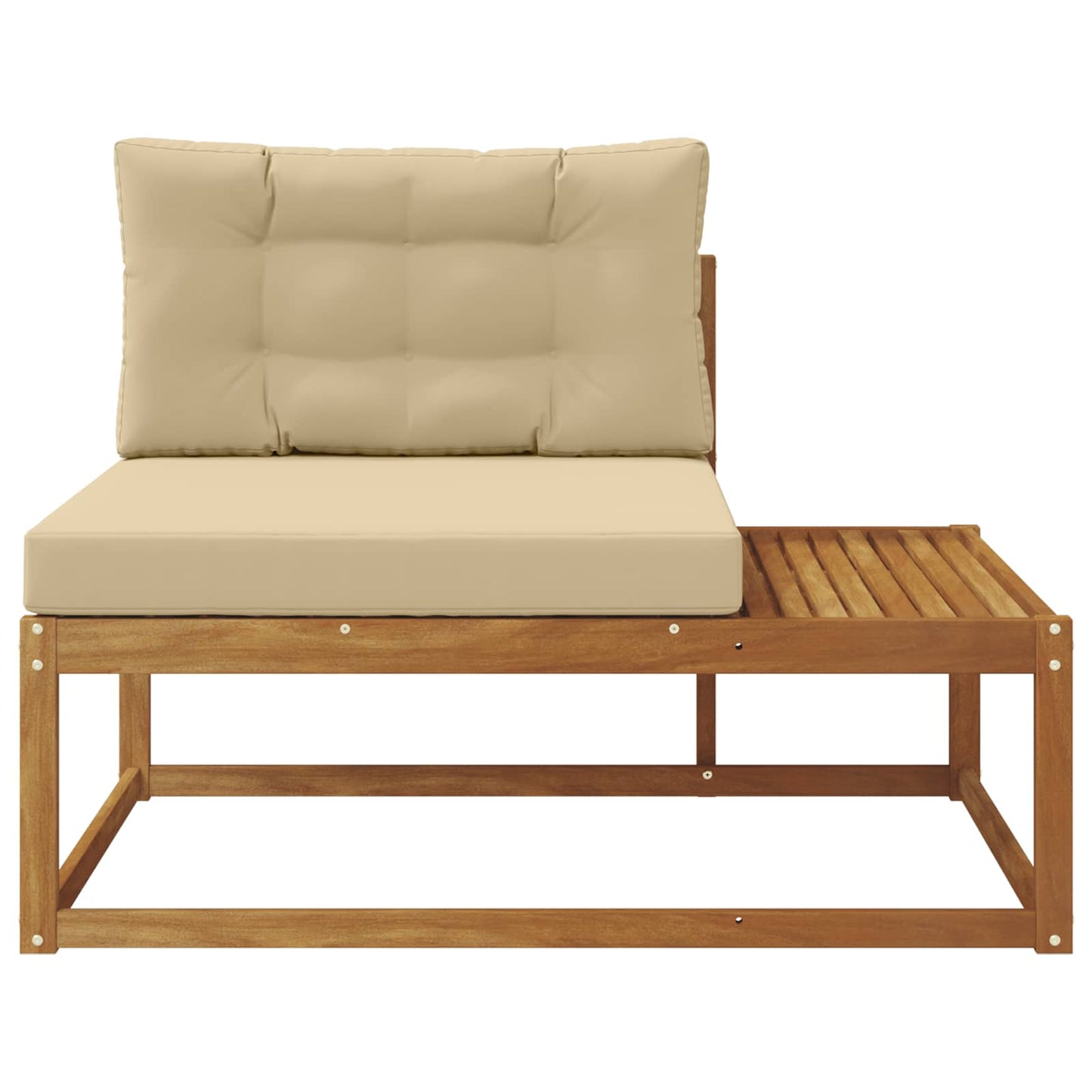 Buiten Eindbank met kussen Naturel 115 x 83 x 73 cm is nu te koop bij PeponiXL, paradijselijk wonen!