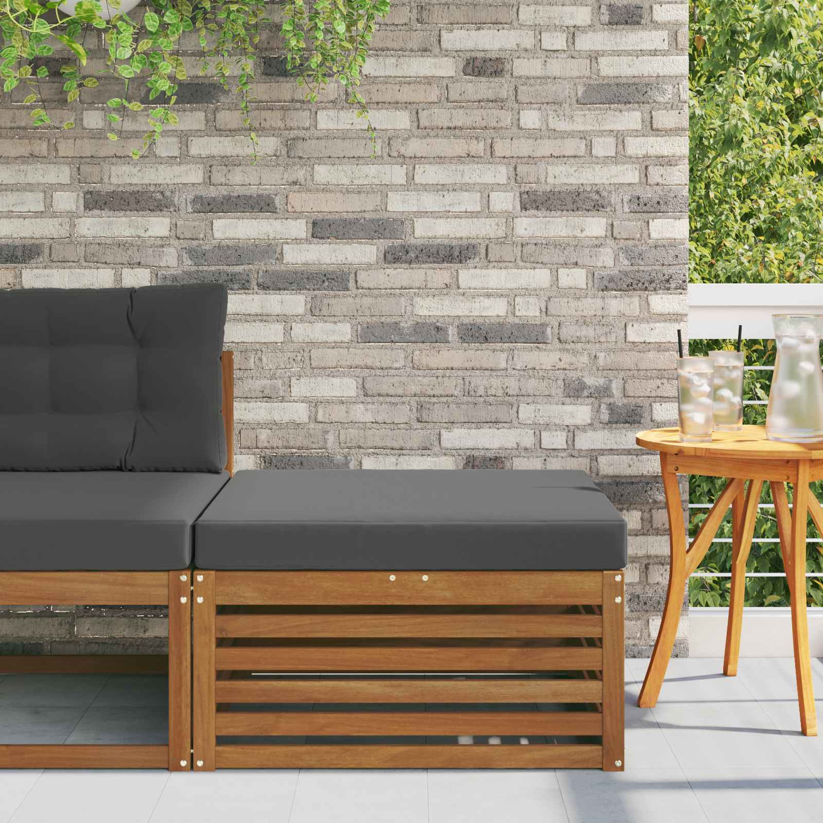 Buiten Voetenbank Massief Acaciahout Naturel is nu te koop bij PeponiXL, paradijselijk wonen!