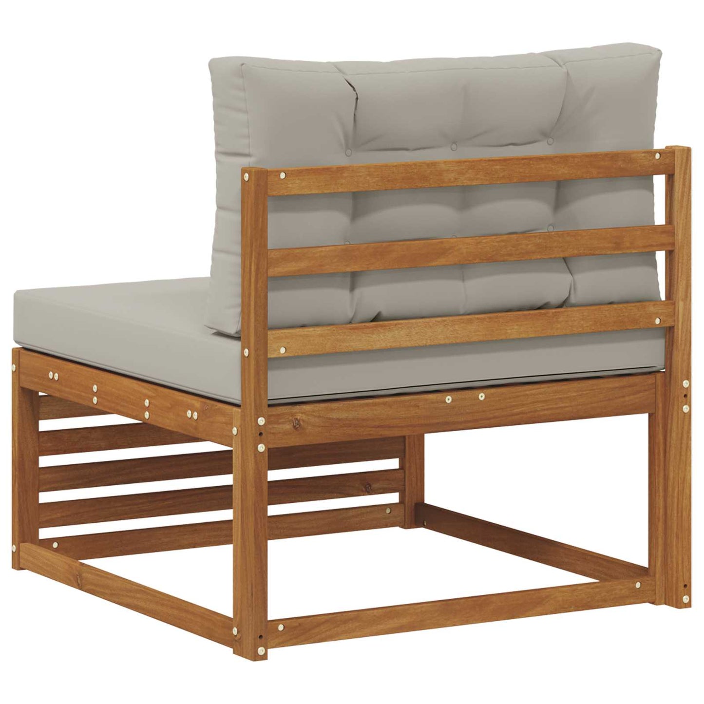 Buitenzitmiddelsofa Massief Acaciahout Naturel is nu te koop bij PeponiXL, paradijselijk wonen!