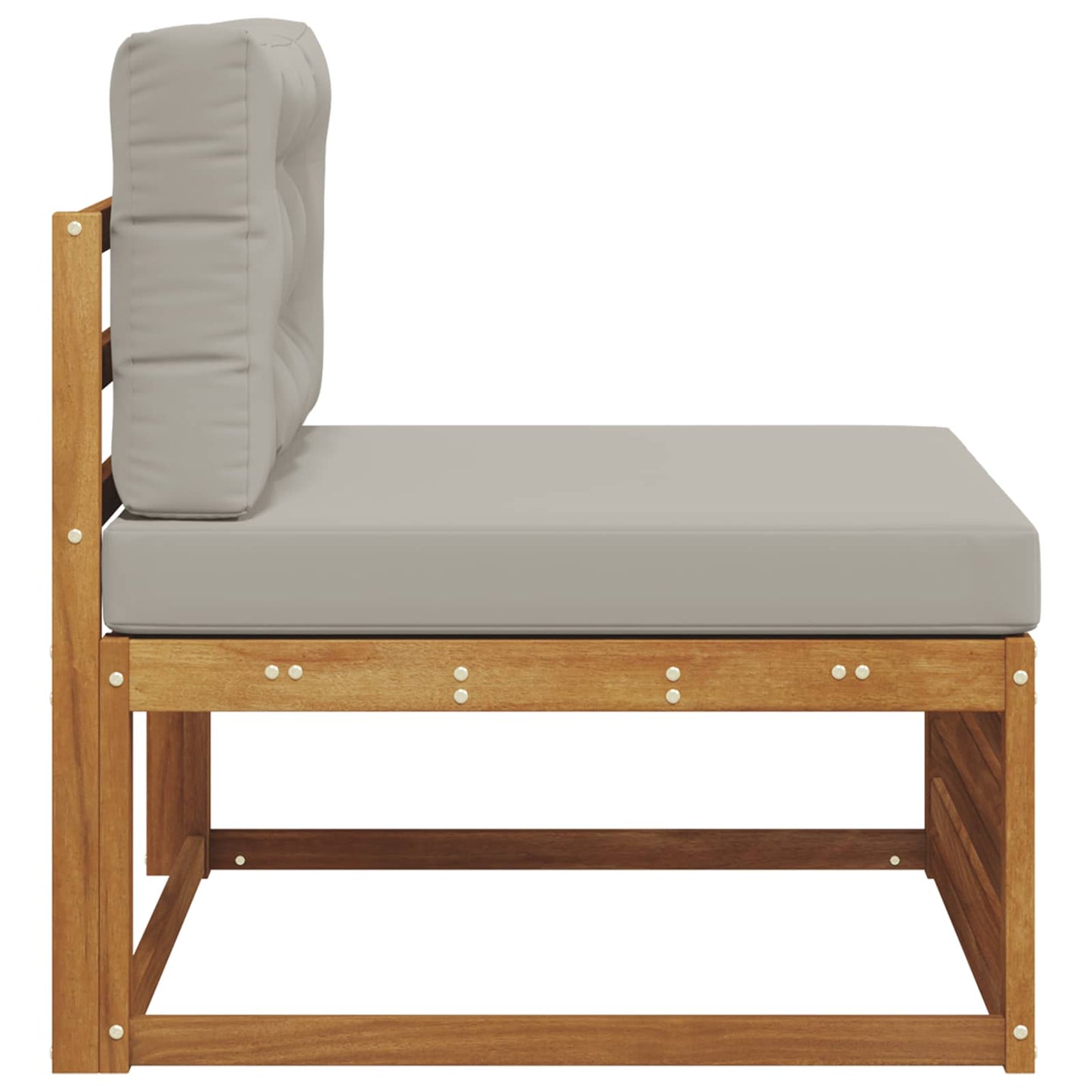 Buitenzitmiddelsofa Massief Acaciahout Naturel is nu te koop bij PeponiXL, paradijselijk wonen!