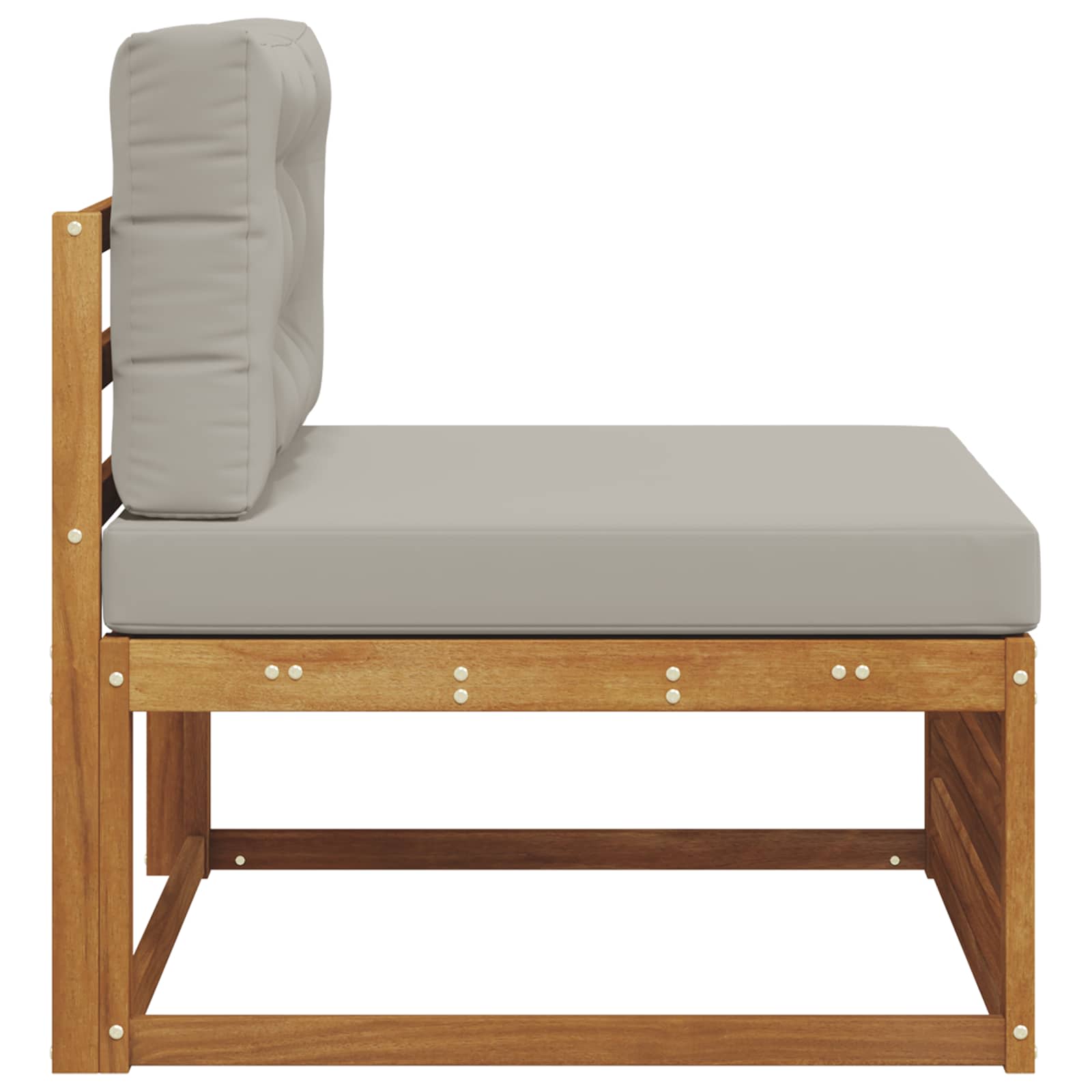 Buitenzitmiddelsofa Massief Acaciahout Naturel is nu te koop bij PeponiXL, paradijselijk wonen!