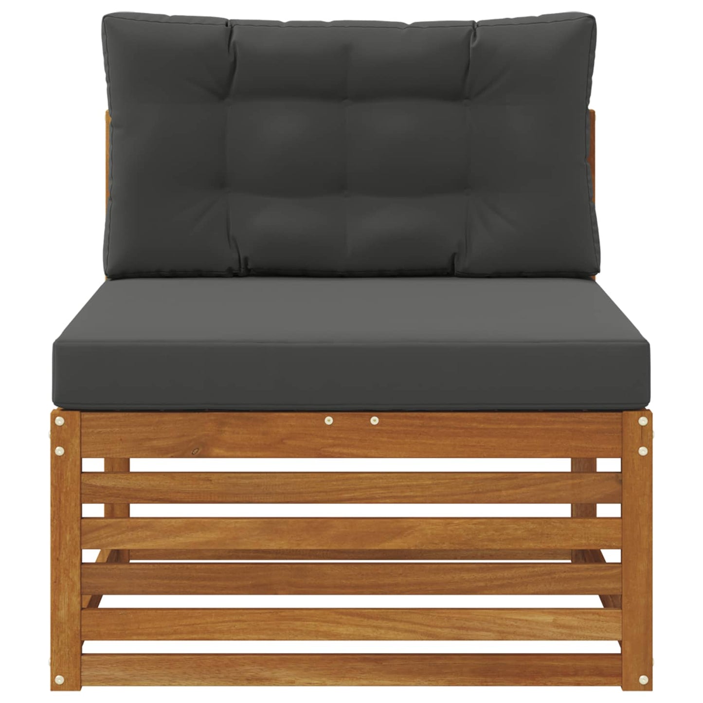 Buitenzitmiddelsofa Massief Acaciahout Naturel is nu te koop bij PeponiXL, paradijselijk wonen!