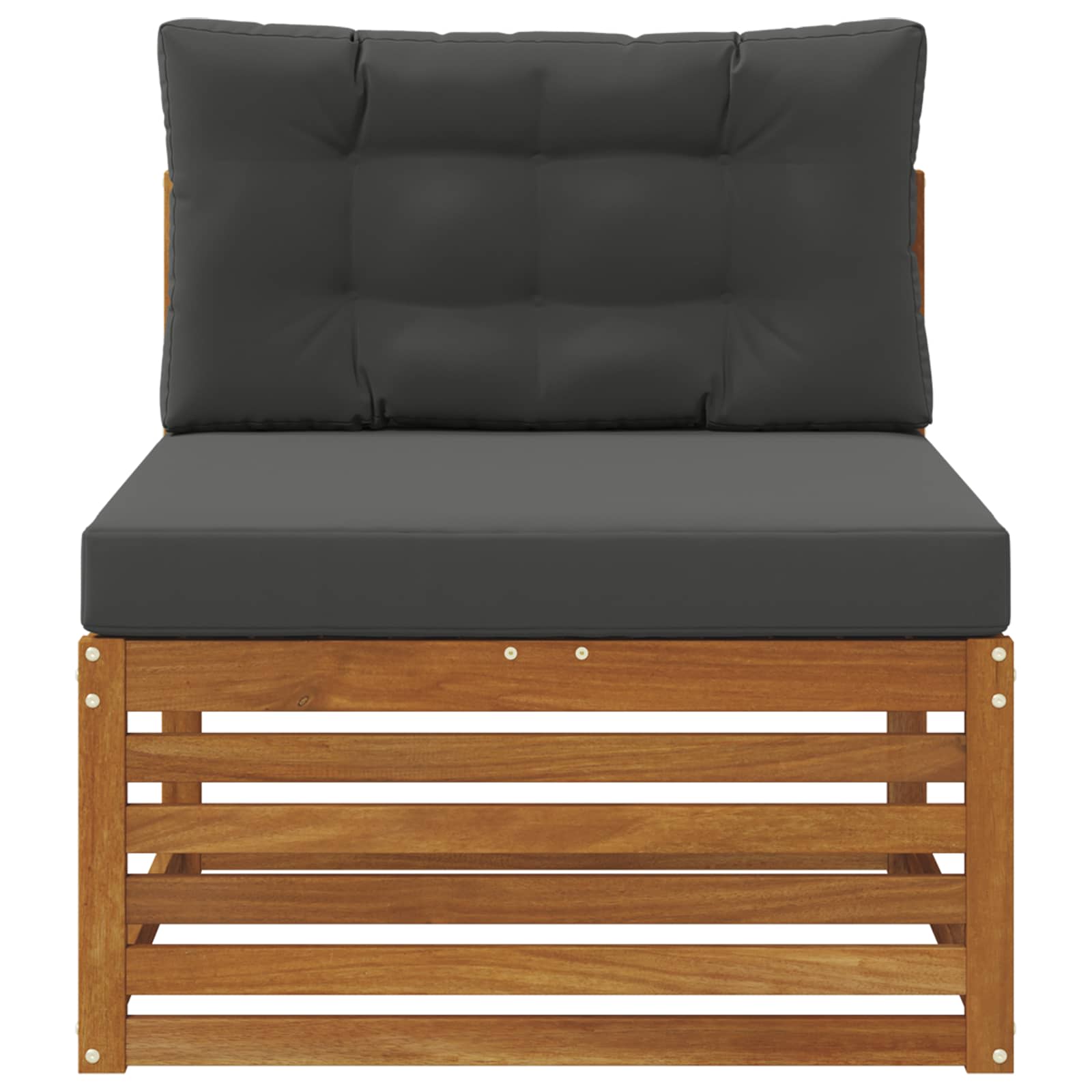 Buitenzitmiddelsofa Massief Acaciahout Naturel is nu te koop bij PeponiXL, paradijselijk wonen!