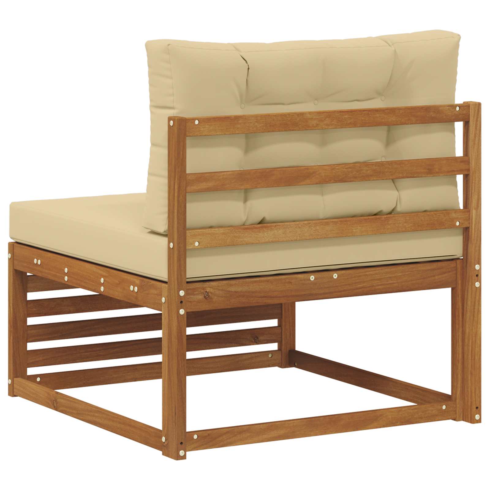 Buitenzitmiddelsofa Massief Acaciahout Naturel is nu te koop bij PeponiXL, paradijselijk wonen!