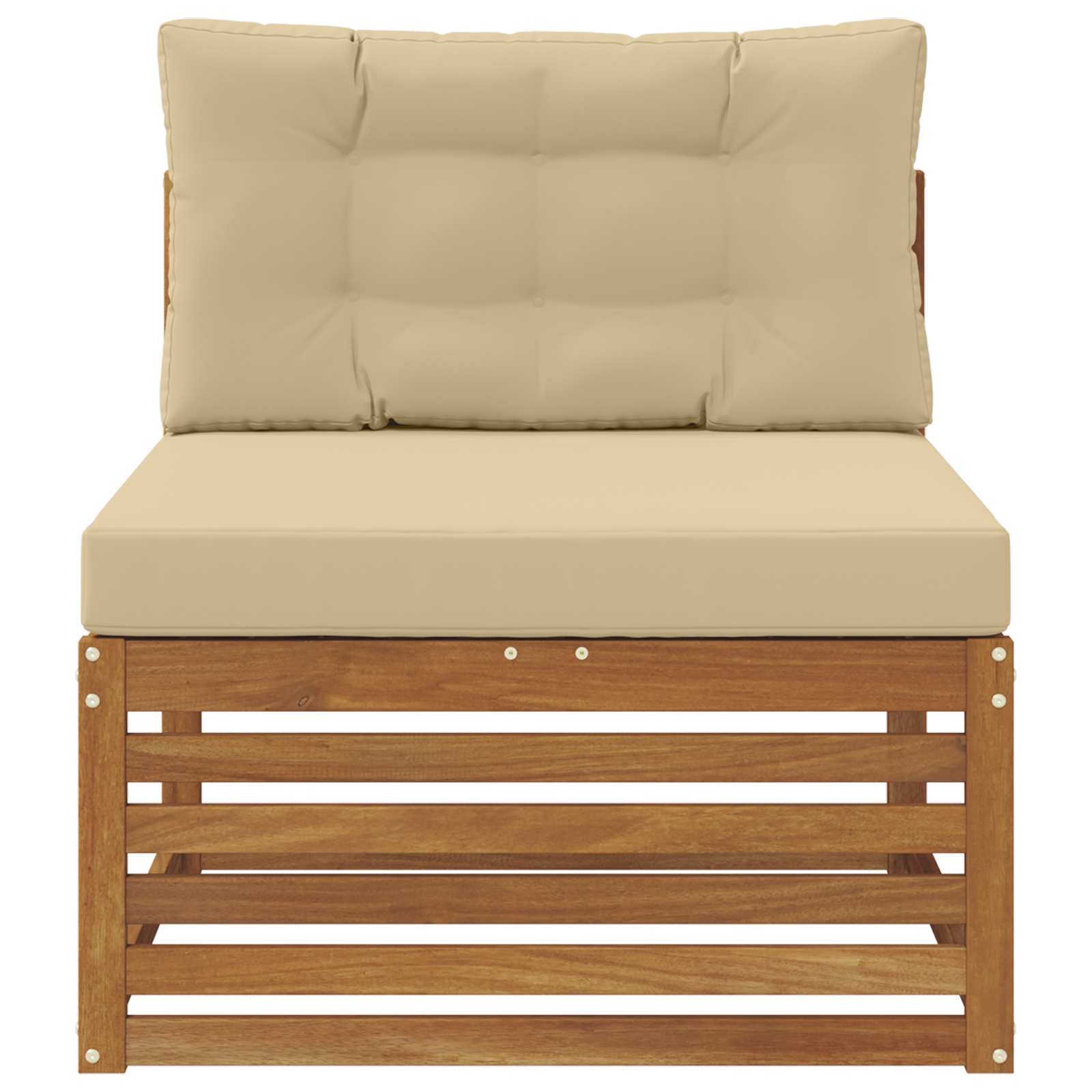 Buitenzitmiddelsofa Massief Acaciahout Naturel is nu te koop bij PeponiXL, paradijselijk wonen!