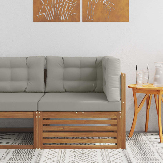 Buiten Hoek Sofa Massief Acaciahout Naturel is nu te koop bij PeponiXL, paradijselijk wonen!