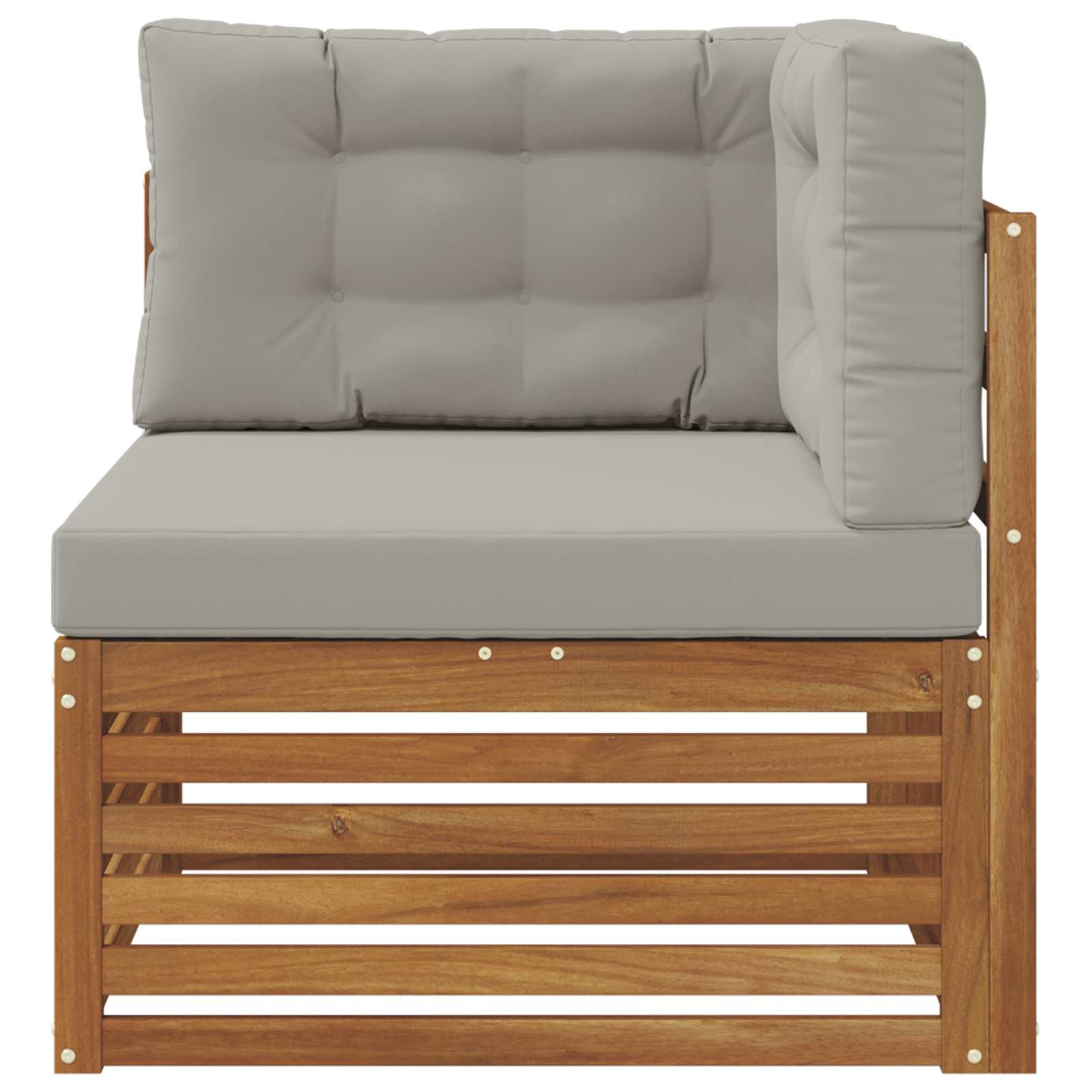 Buiten Hoek Sofa Massief Acaciahout Naturel is nu te koop bij PeponiXL, paradijselijk wonen!