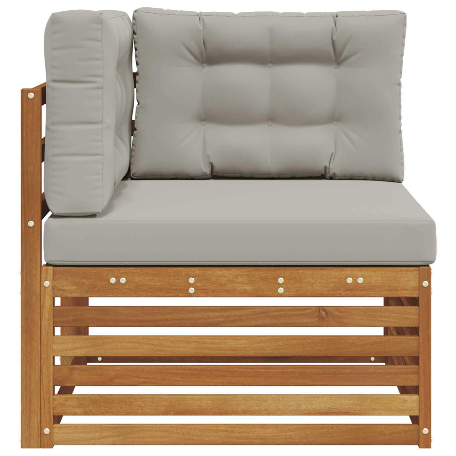 Buiten Hoek Sofa Massief Acaciahout Naturel is nu te koop bij PeponiXL, paradijselijk wonen!