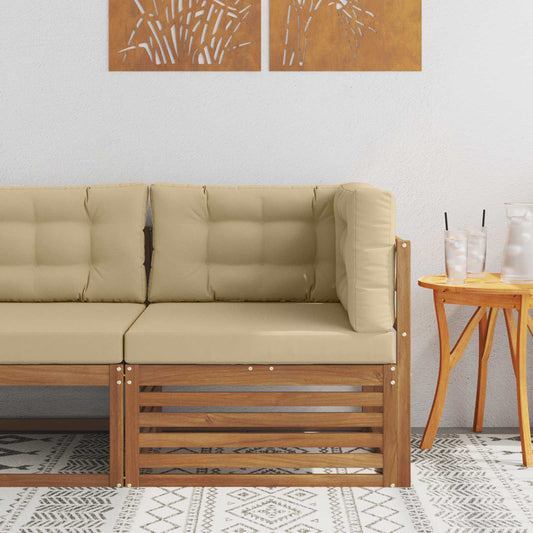 Outdoor Hoekbank Massief Acaciahout Naturel is nu te koop bij PeponiXL, paradijselijk wonen!