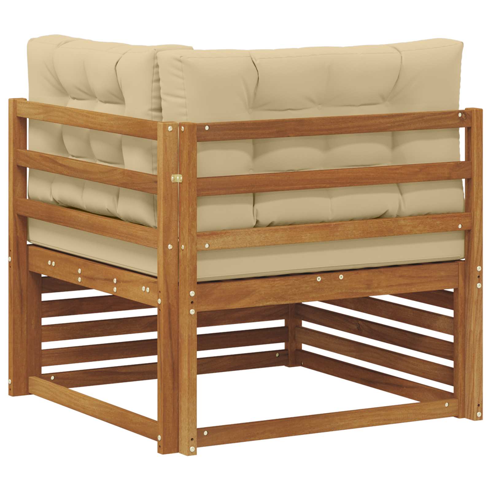 Outdoor Hoekbank Massief Acaciahout Naturel is nu te koop bij PeponiXL, paradijselijk wonen!