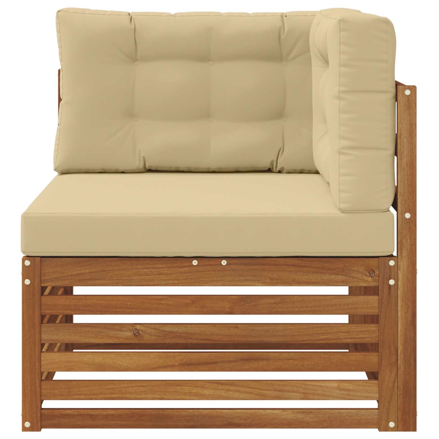 Outdoor Hoekbank Massief Acaciahout Naturel is nu te koop bij PeponiXL, paradijselijk wonen!