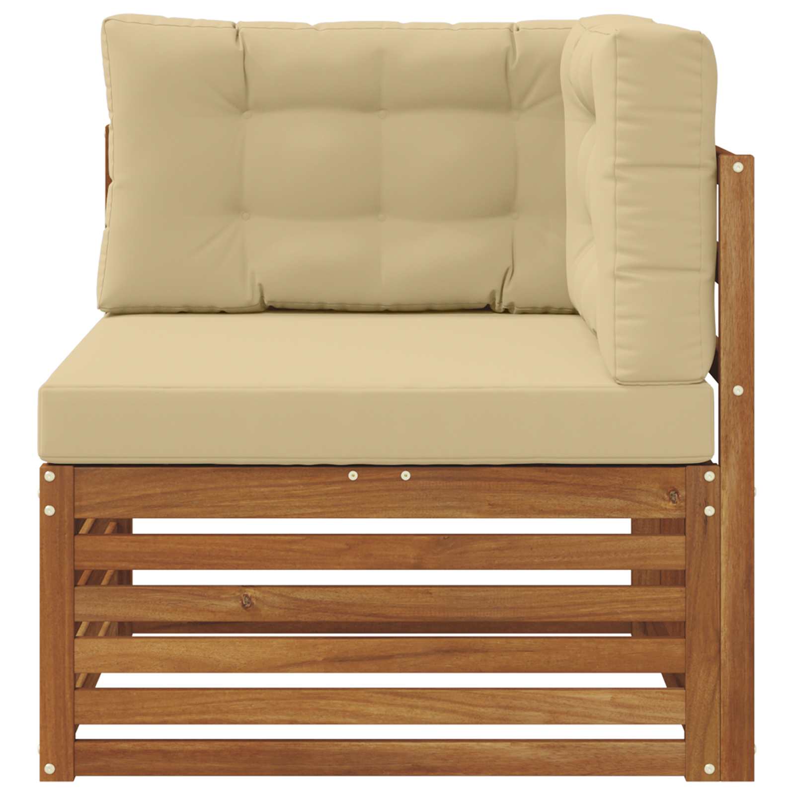 Outdoor Hoekbank Massief Acaciahout Naturel is nu te koop bij PeponiXL, paradijselijk wonen!