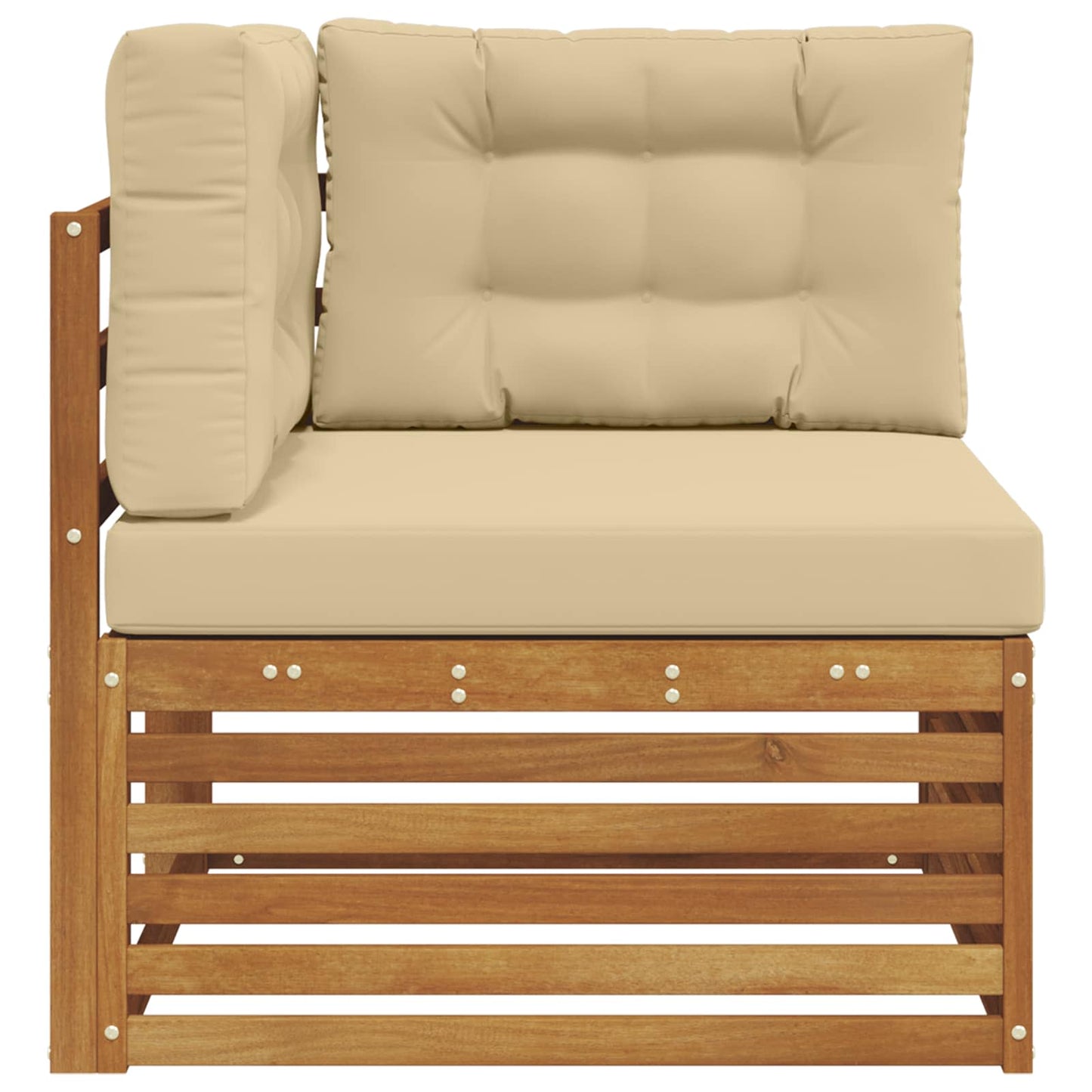 Outdoor Hoekbank Massief Acaciahout Naturel is nu te koop bij PeponiXL, paradijselijk wonen!