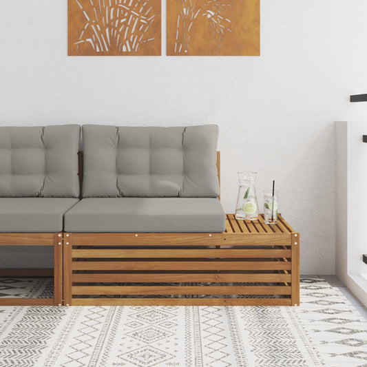 Buiten Eindbank met kussen 3 Stuk Natuurlijk en Lichtgrijs is nu te koop bij PeponiXL, paradijselijk wonen!