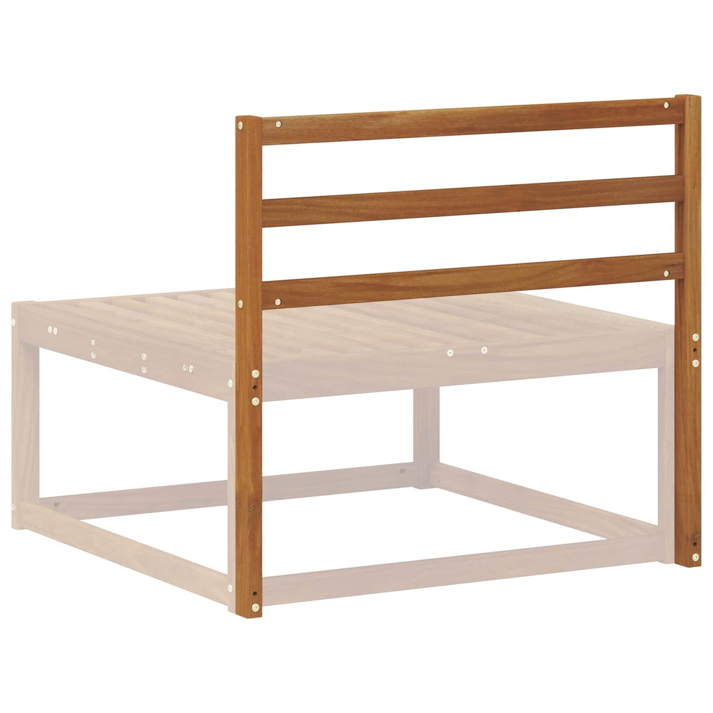Rugleuning Bruin 79 x 4 x 73 cm Bewerkt hout is nu te koop bij PeponiXL, paradijselijk wonen!