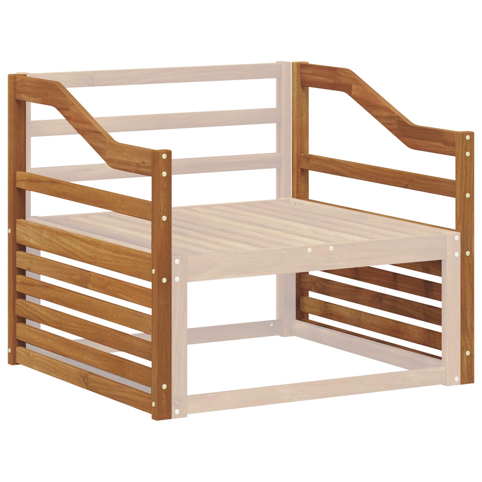 Armleuningen 2 pcs Bruin 79 x 4 x 73 cm Bewerkt hout is nu te koop bij PeponiXL, paradijselijk wonen!