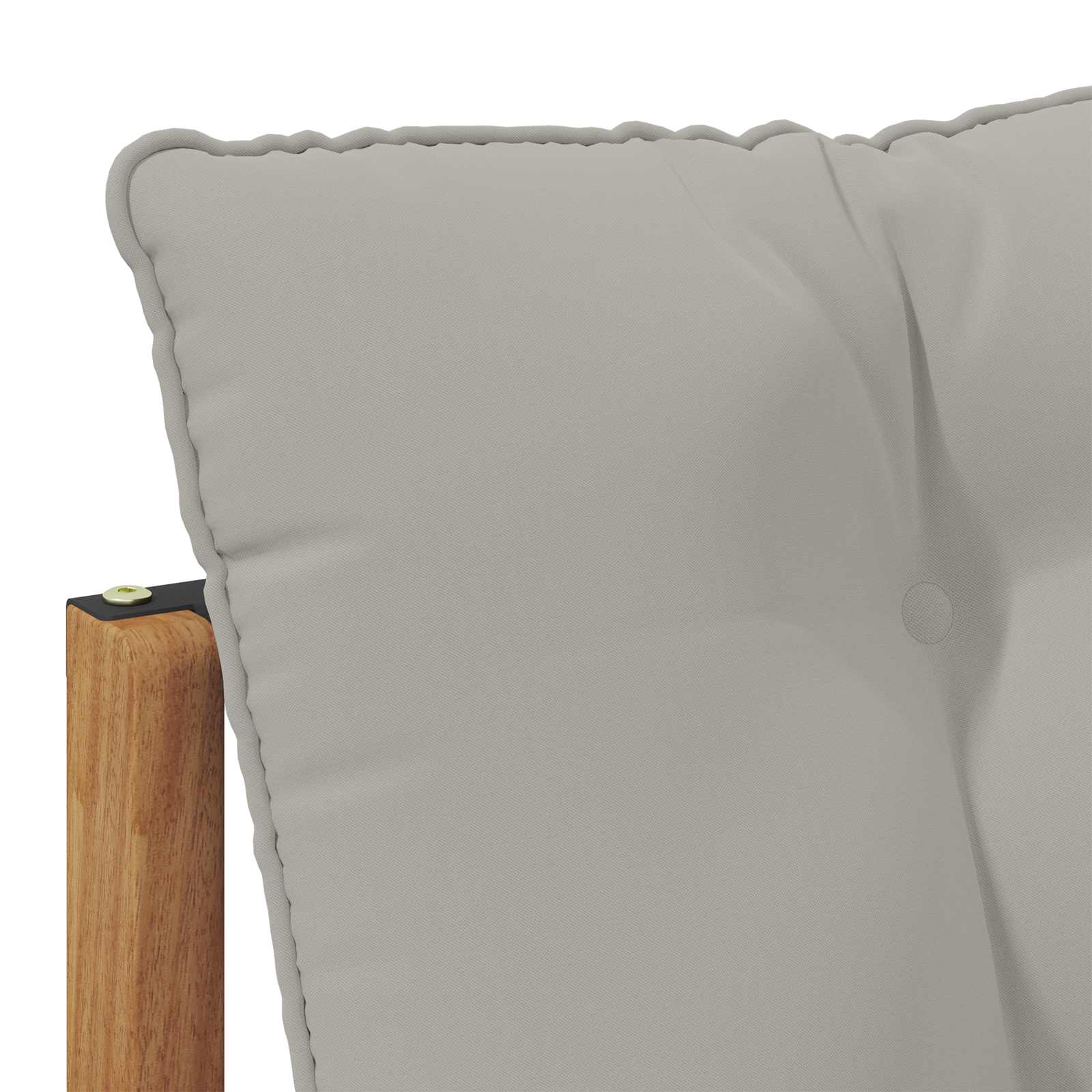 3 Stuk Buitenzitmiddelsofa Massief acaciahout en Textilene Stof is nu te koop bij PeponiXL, paradijselijk wonen!
