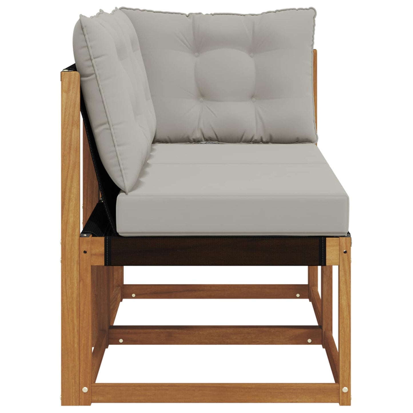 Outdoor Midden- en Hoeksalon met kussen 2 Stuk Naturel is nu te koop bij PeponiXL, paradijselijk wonen!