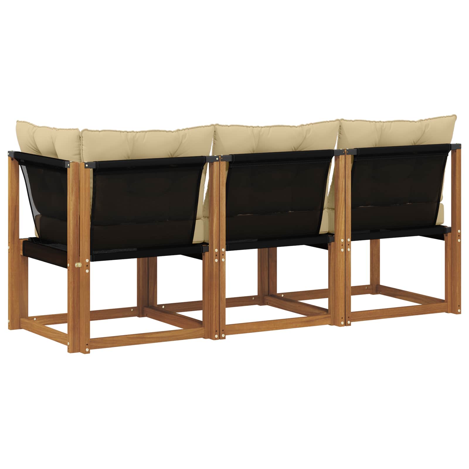 Outdoor Midden- en Hoeksalon met kussen 3 Stuk Naturel is nu te koop bij PeponiXL, paradijselijk wonen!
