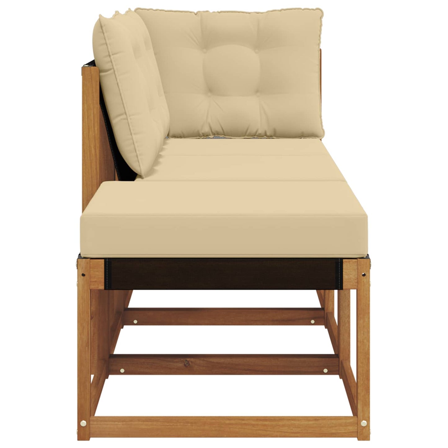 Modulaire buitensofa eenheden 3 Stuk Natuurlijk en Beige is nu te koop bij PeponiXL, paradijselijk wonen!