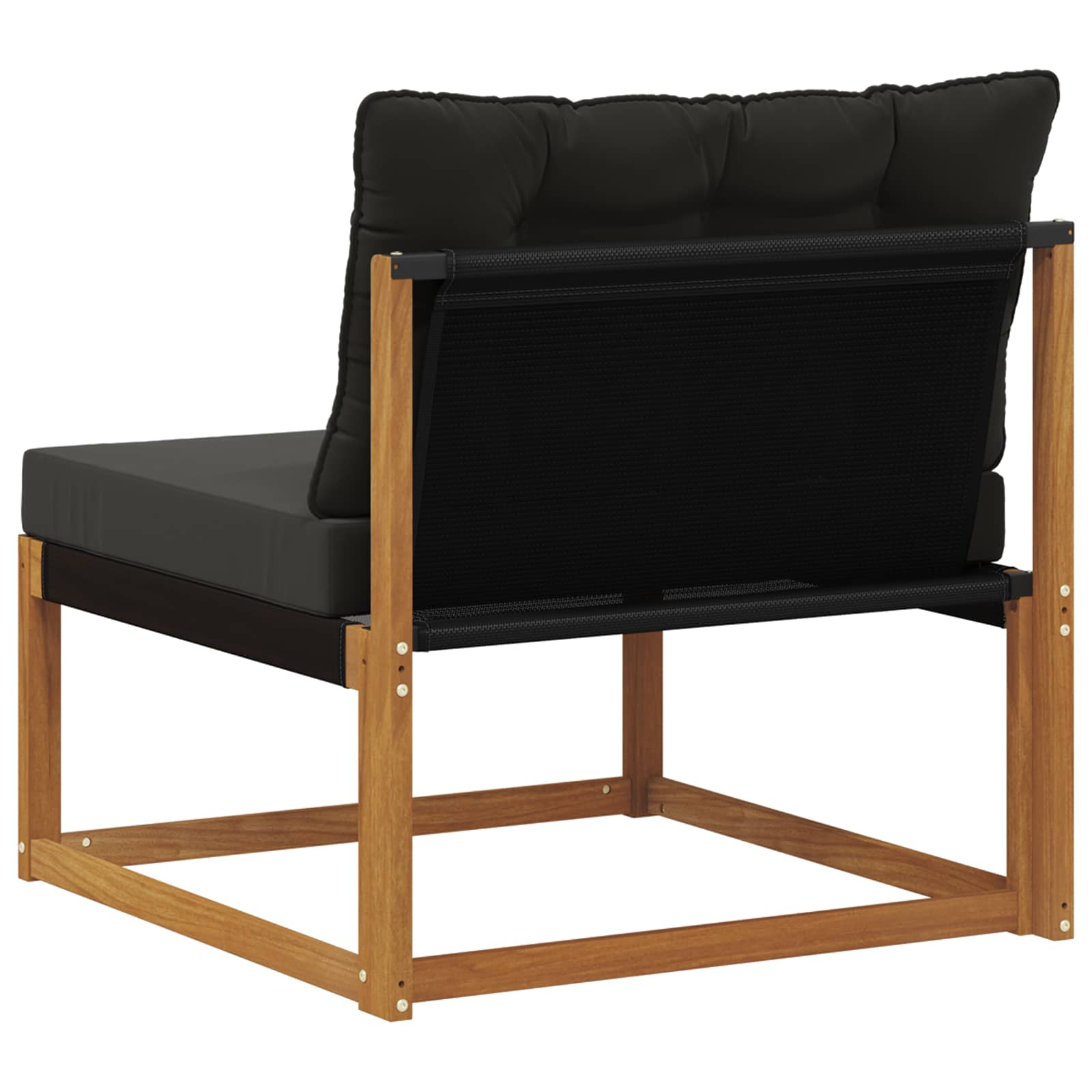 Buiten Midden Sofa Massief Acaciahout en Textilene Naturel is nu te koop bij PeponiXL, paradijselijk wonen!