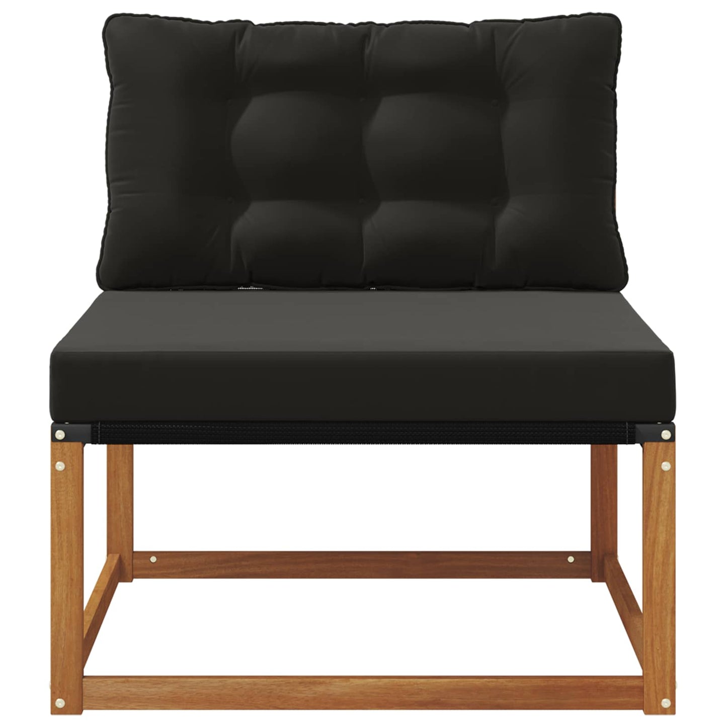 Buiten Midden Sofa Massief Acaciahout en Textilene Naturel is nu te koop bij PeponiXL, paradijselijk wonen!