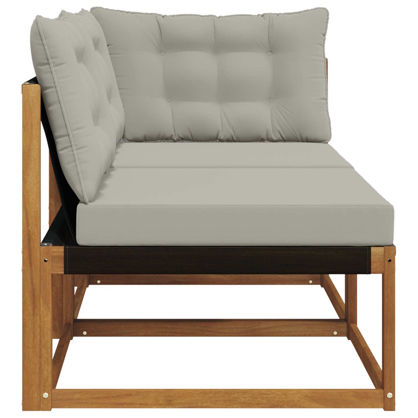 Outdoor Midden- en Hoeksalon met kussen 2 Stuk Naturel is nu te koop bij PeponiXL, paradijselijk wonen!
