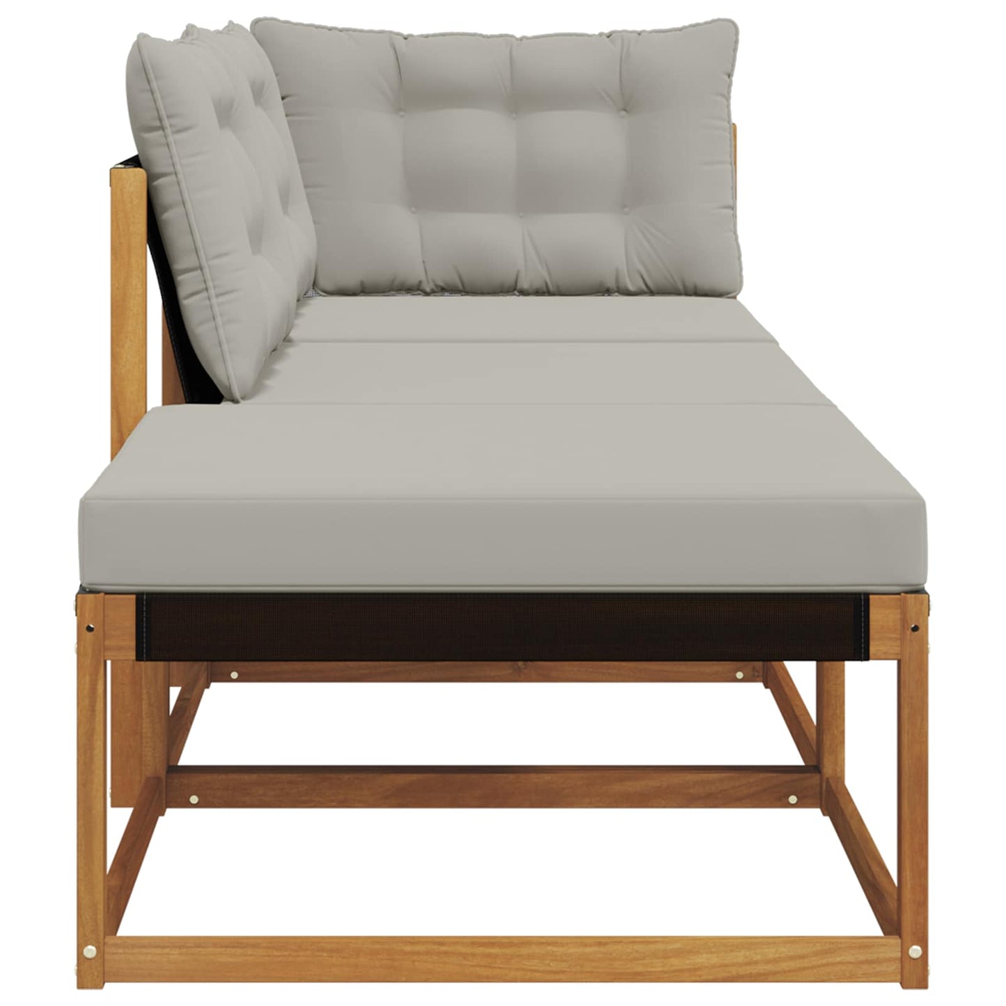 Sectie Sofa Eenheden met kussen 3 Stuk Naturel en lichtgrijs is nu te koop bij PeponiXL, paradijselijk wonen!