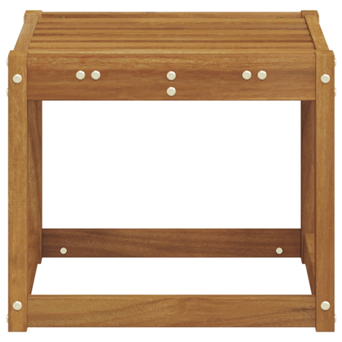 Stoelbank Naturel 43 x 43 x 37 cm Massief Acaciahout is nu te koop bij PeponiXL, paradijselijk wonen!